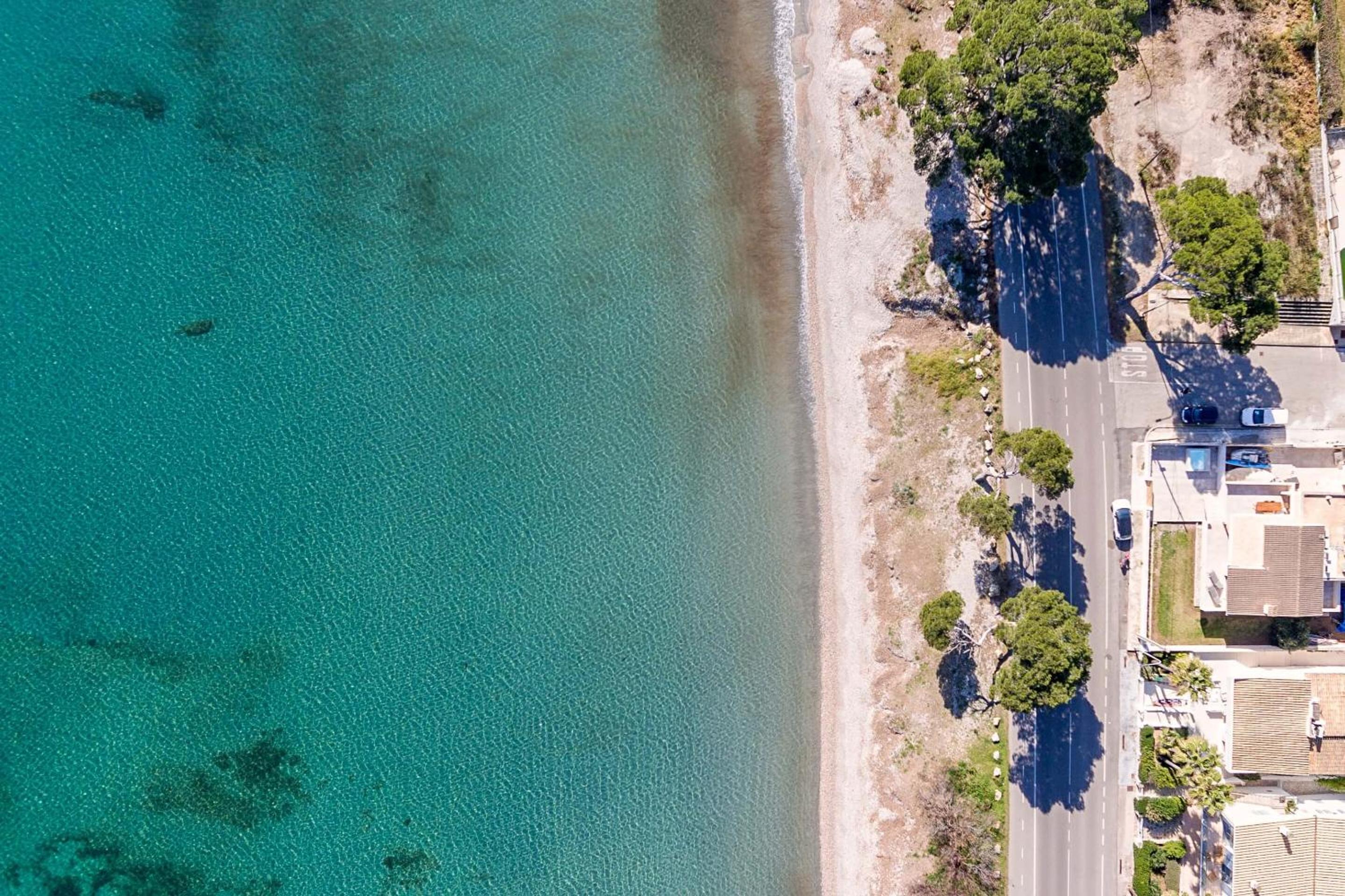 Modern Beachfront Puerto Pollensa House Located directly in front of Beach Private Pool Villa Mar i Pins