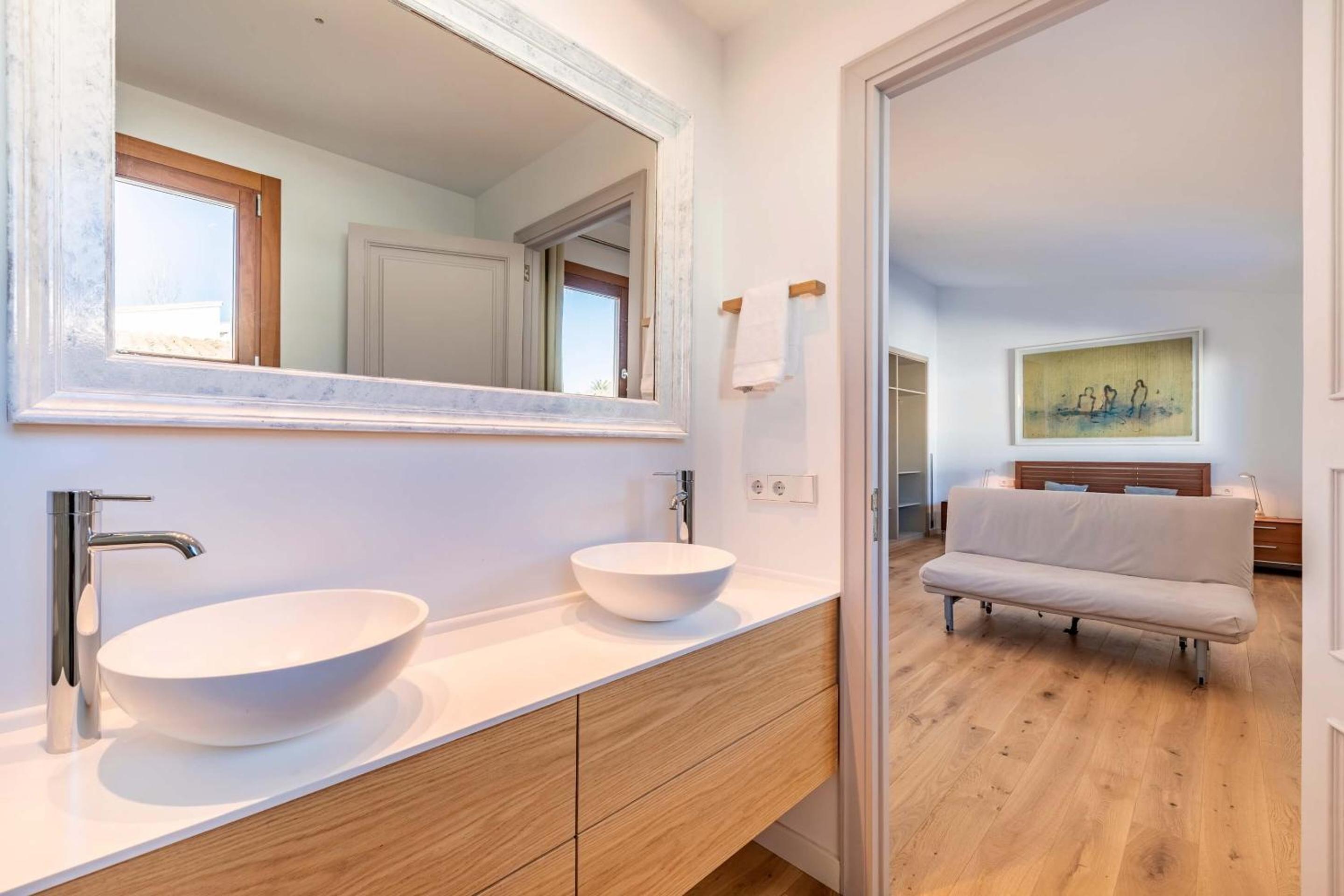 Modern Beachfront Puerto Pollensa House Located directly in front of Beach Private Pool Villa Mar i Pins
