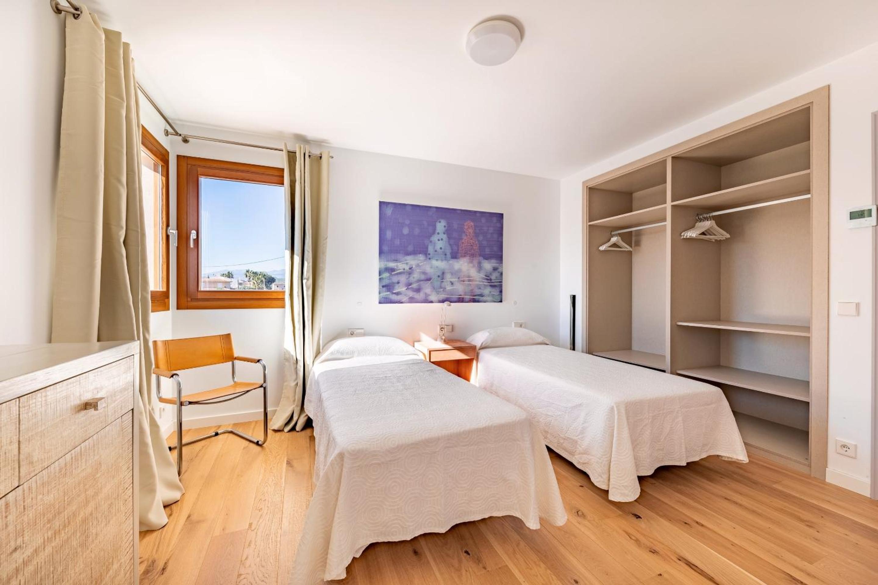 Modern Beachfront Puerto Pollensa House Located directly in front of Beach Private Pool Villa Mar i Pins