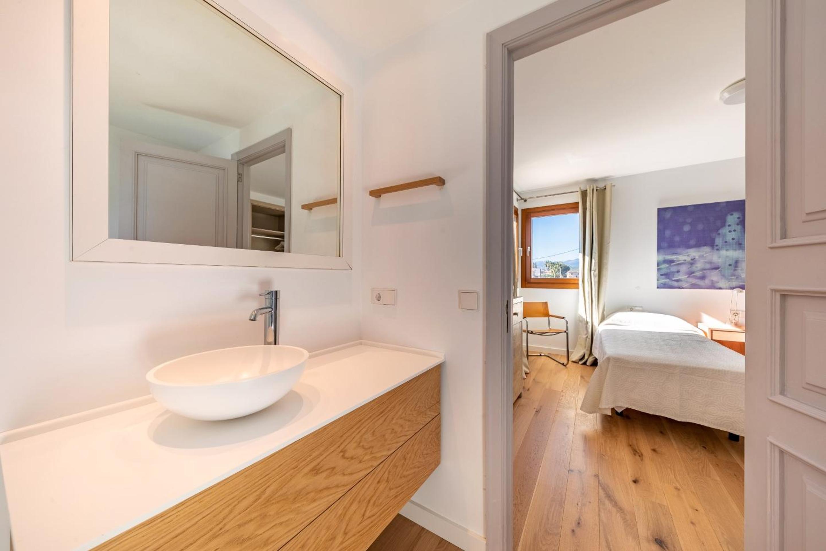 Modern Beachfront Puerto Pollensa House Located directly in front of Beach Private Pool Villa Mar i Pins