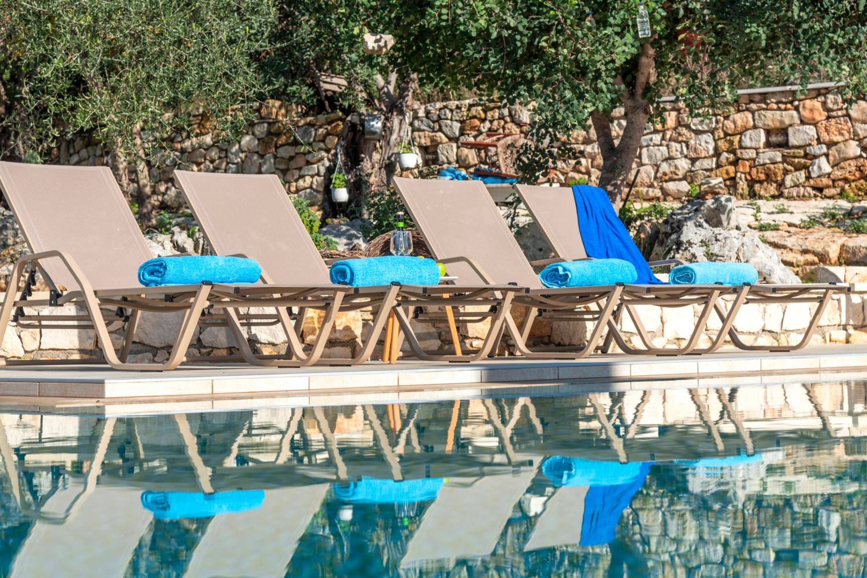 Cretan Lux Villa Heated Pool view 4