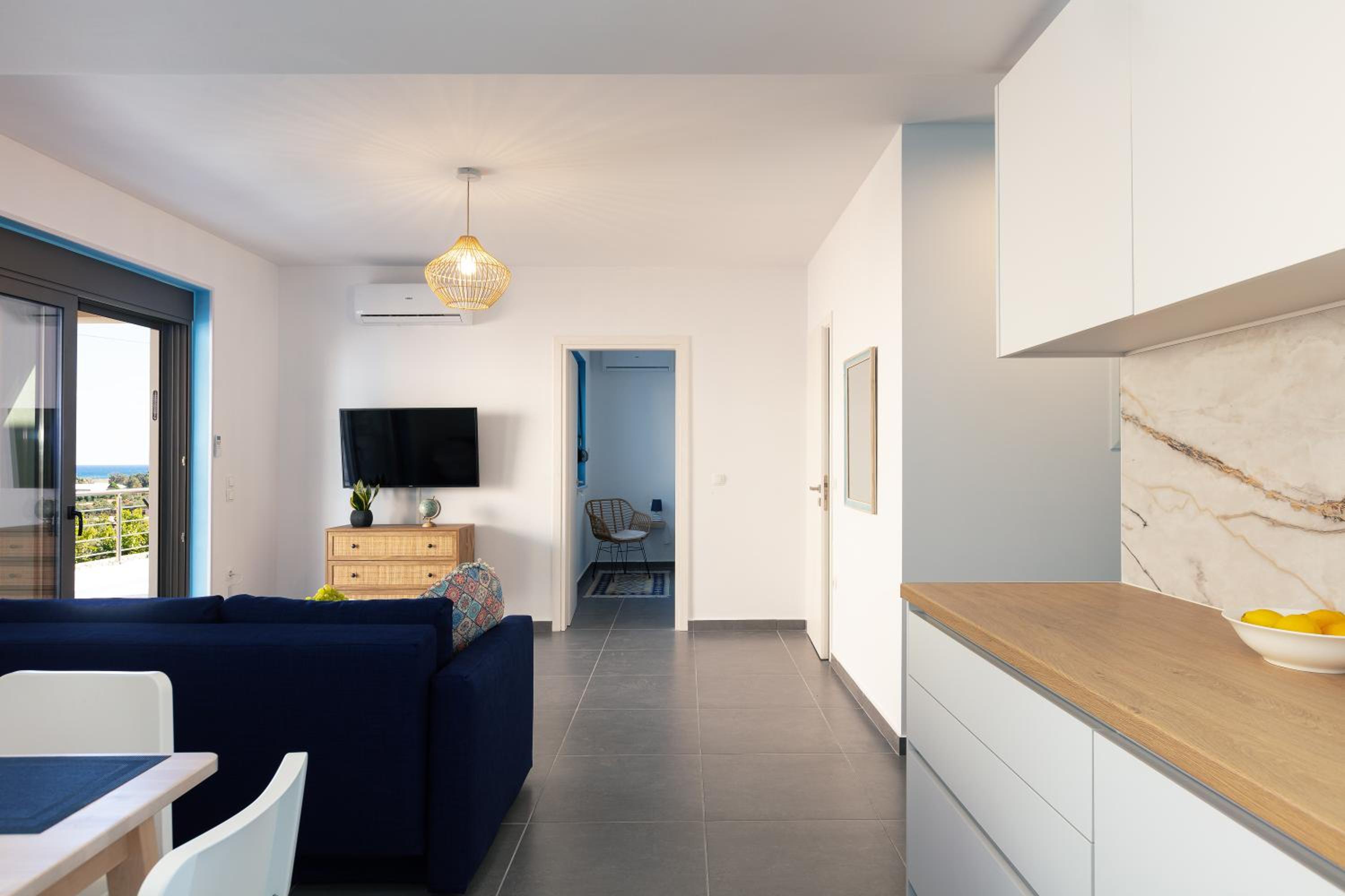 Greek Sky - New modern apartment with shared pool view 3