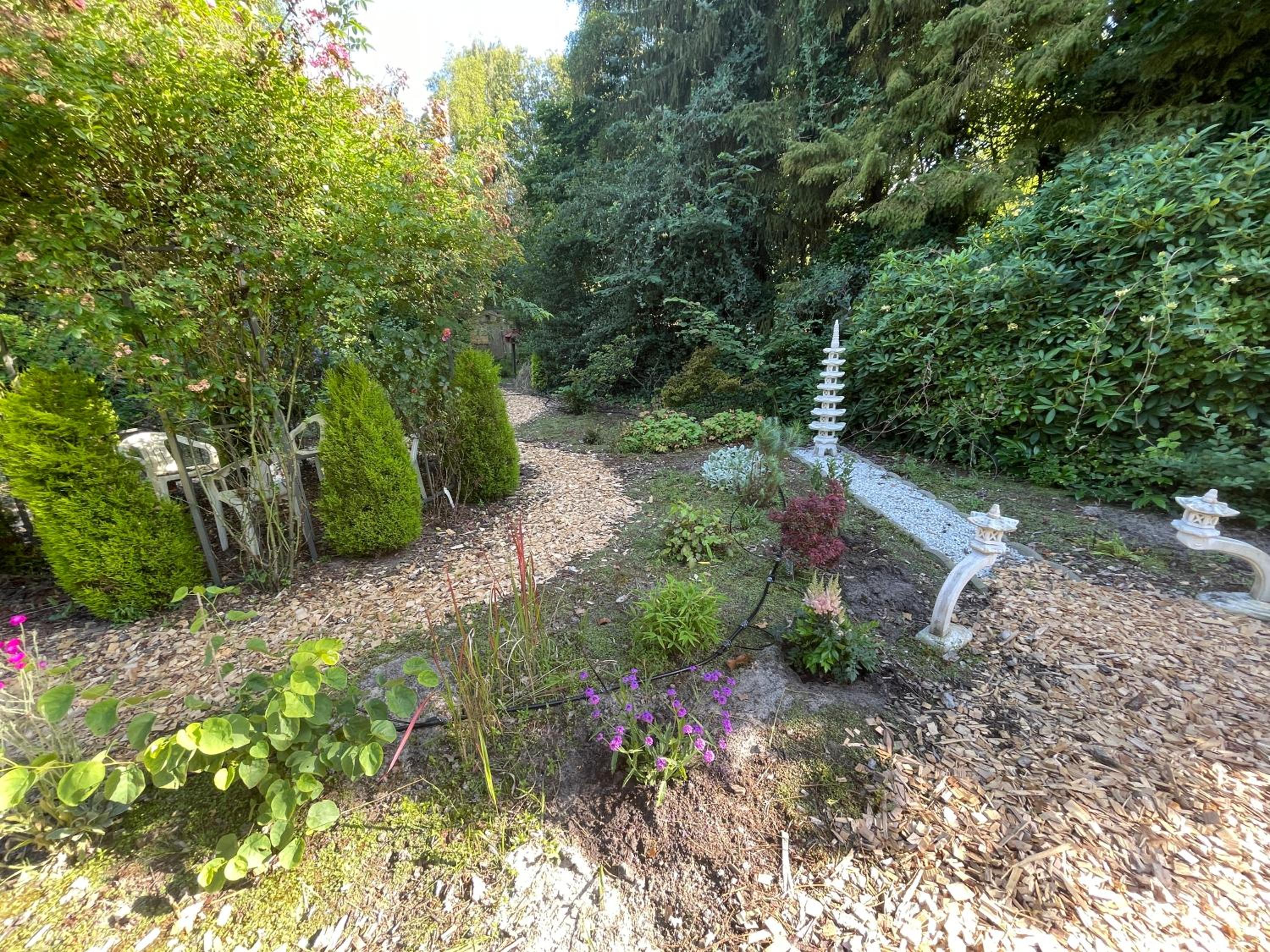 Ferienwohnung Gulfhaus, mit Sauna und großem Garten