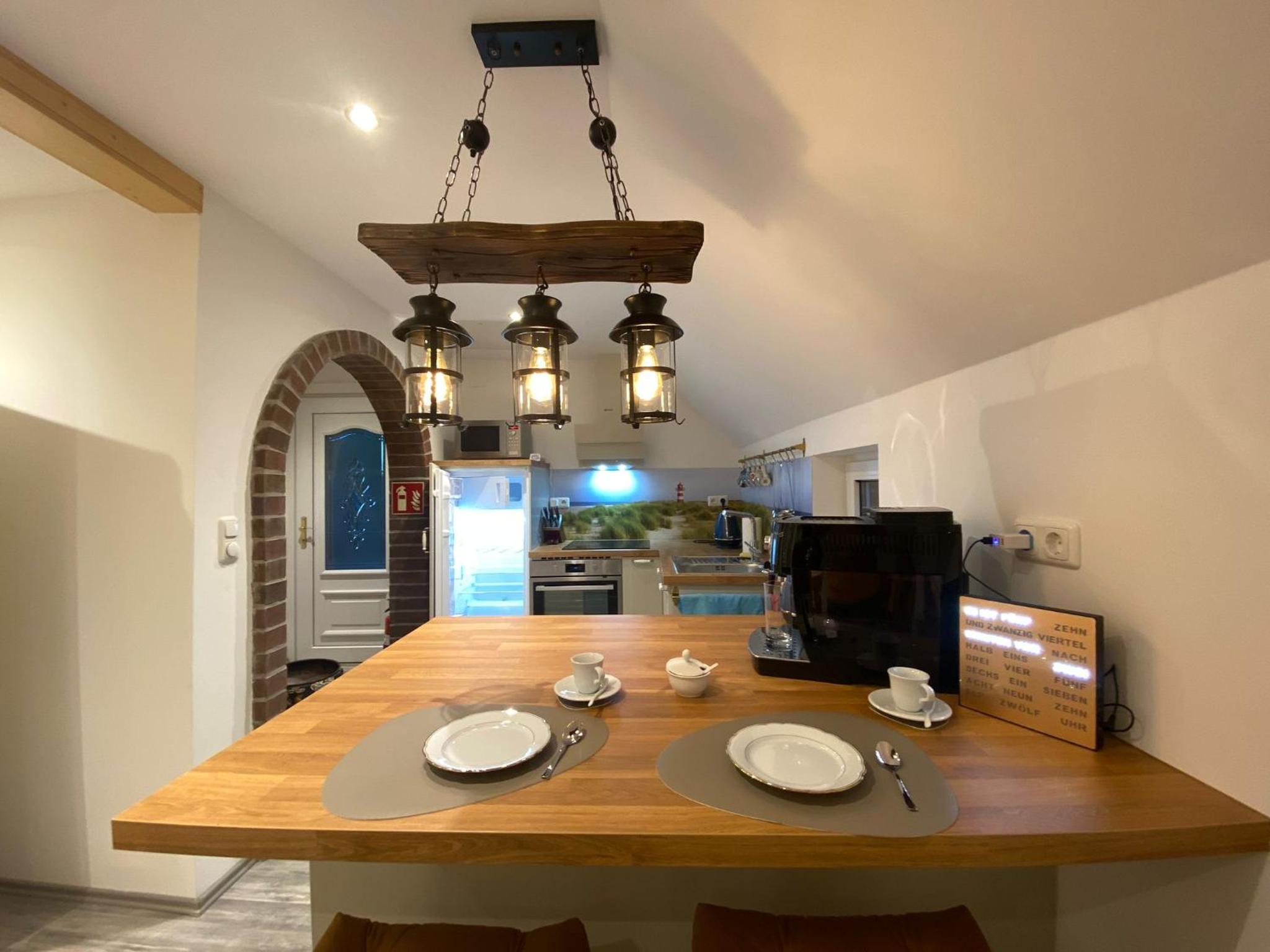 Ferienwohnung Gulfhaus, mit Sauna und großem Garten