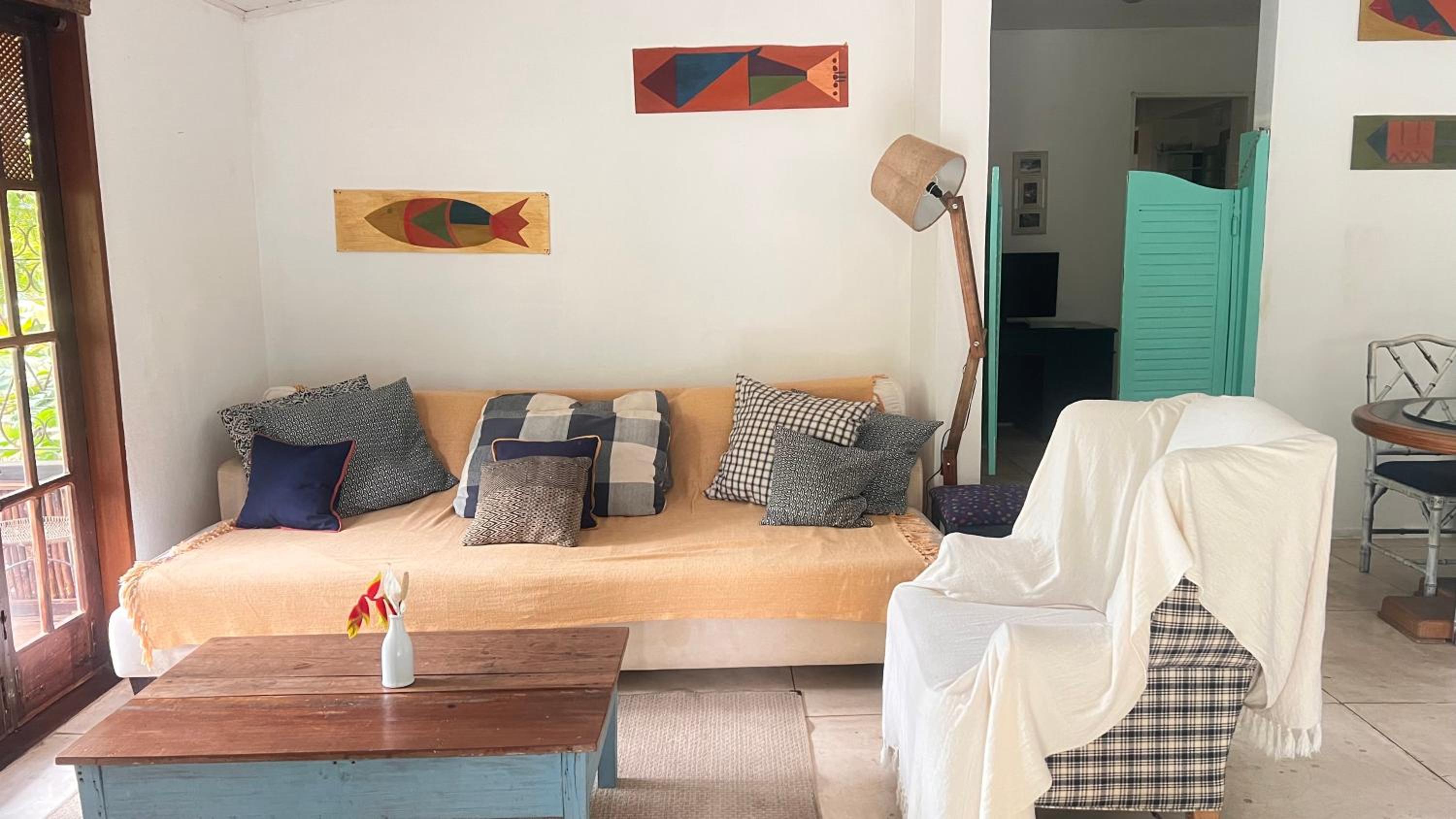Casa de praia despojada