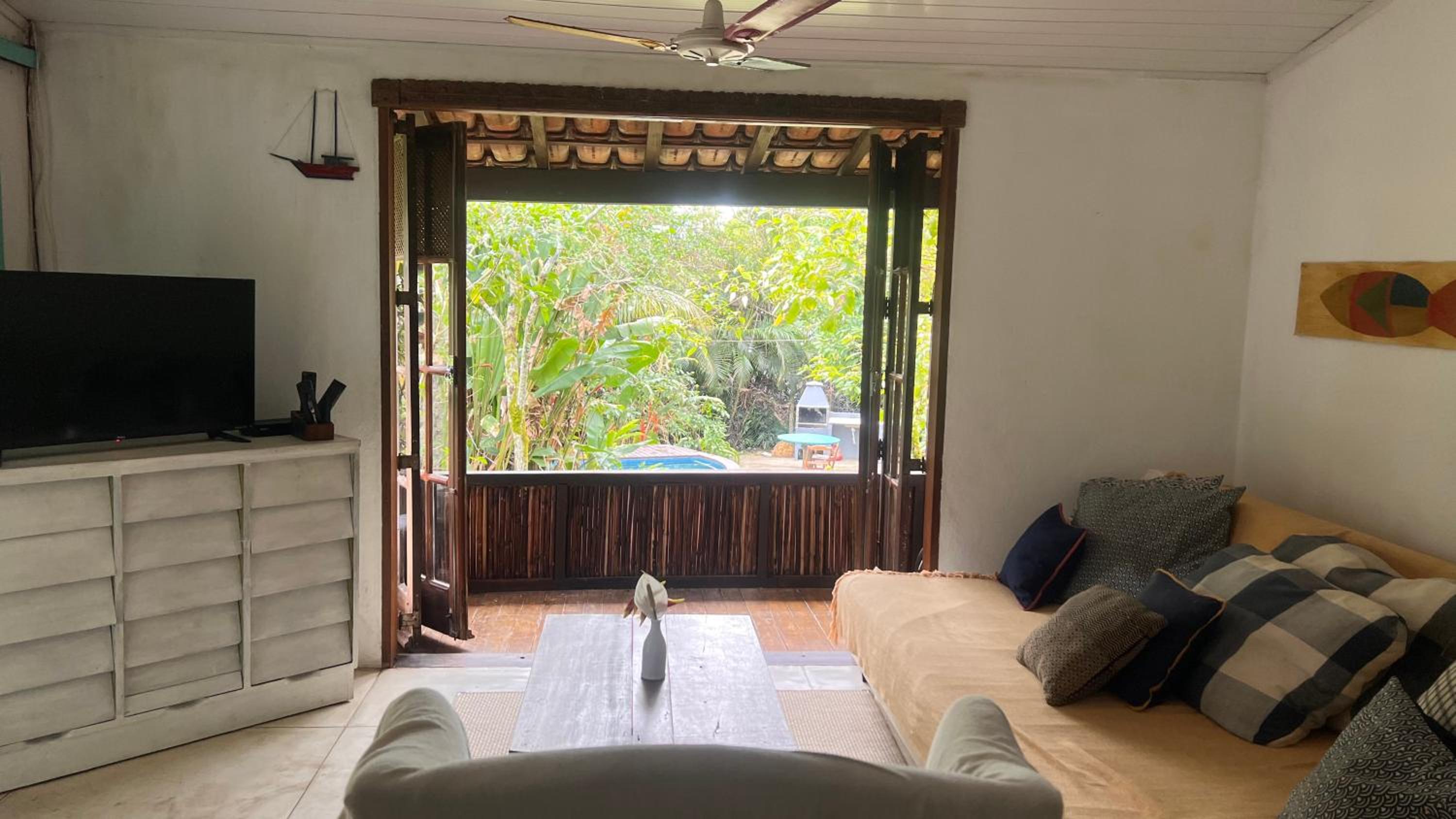 Casa de praia despojada
