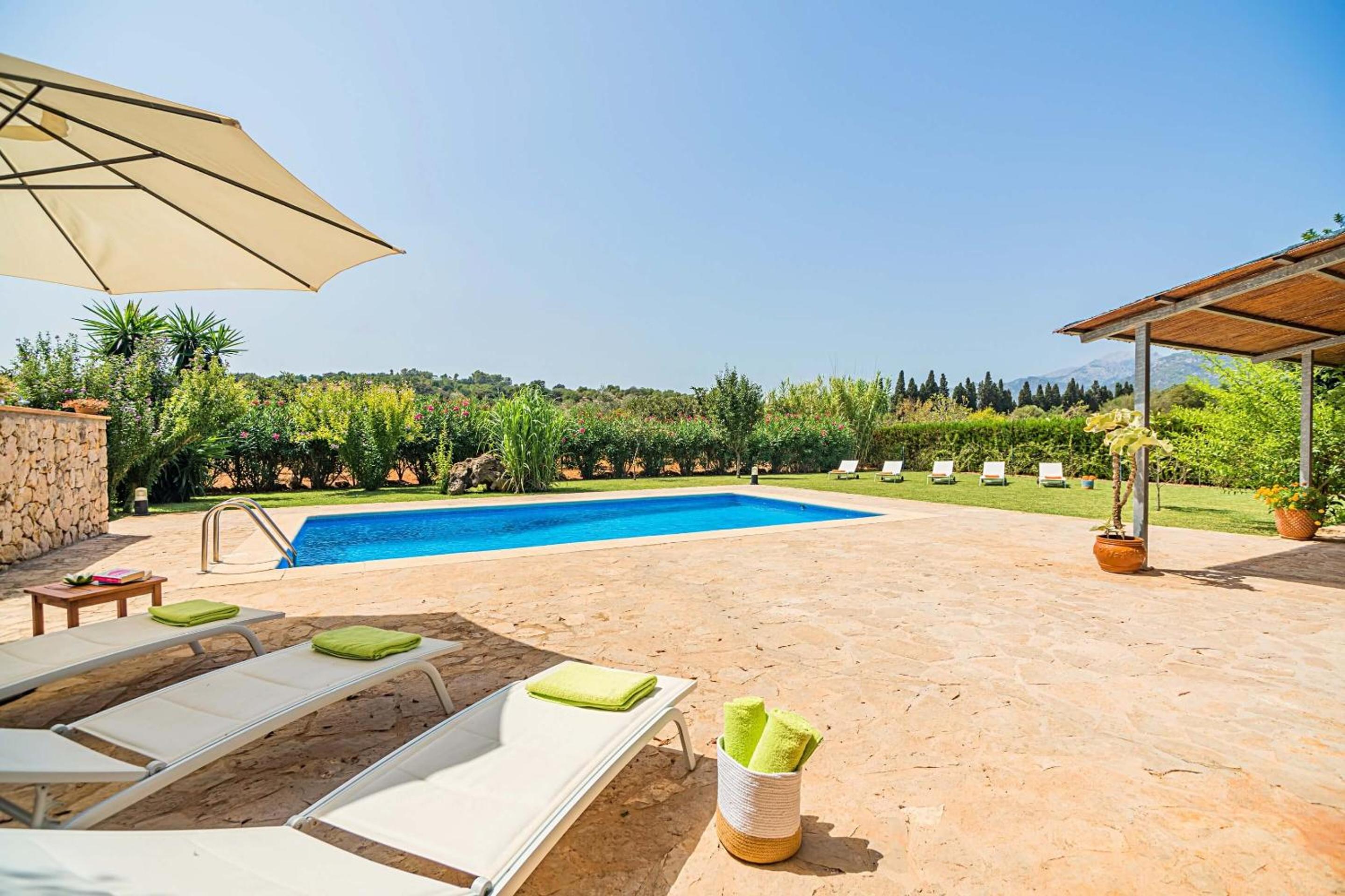 Beautiful Mallorca Villa Lluna Nova 4 Bedrooms Fully AirConditioned Interior Private Pool Sa Pobla