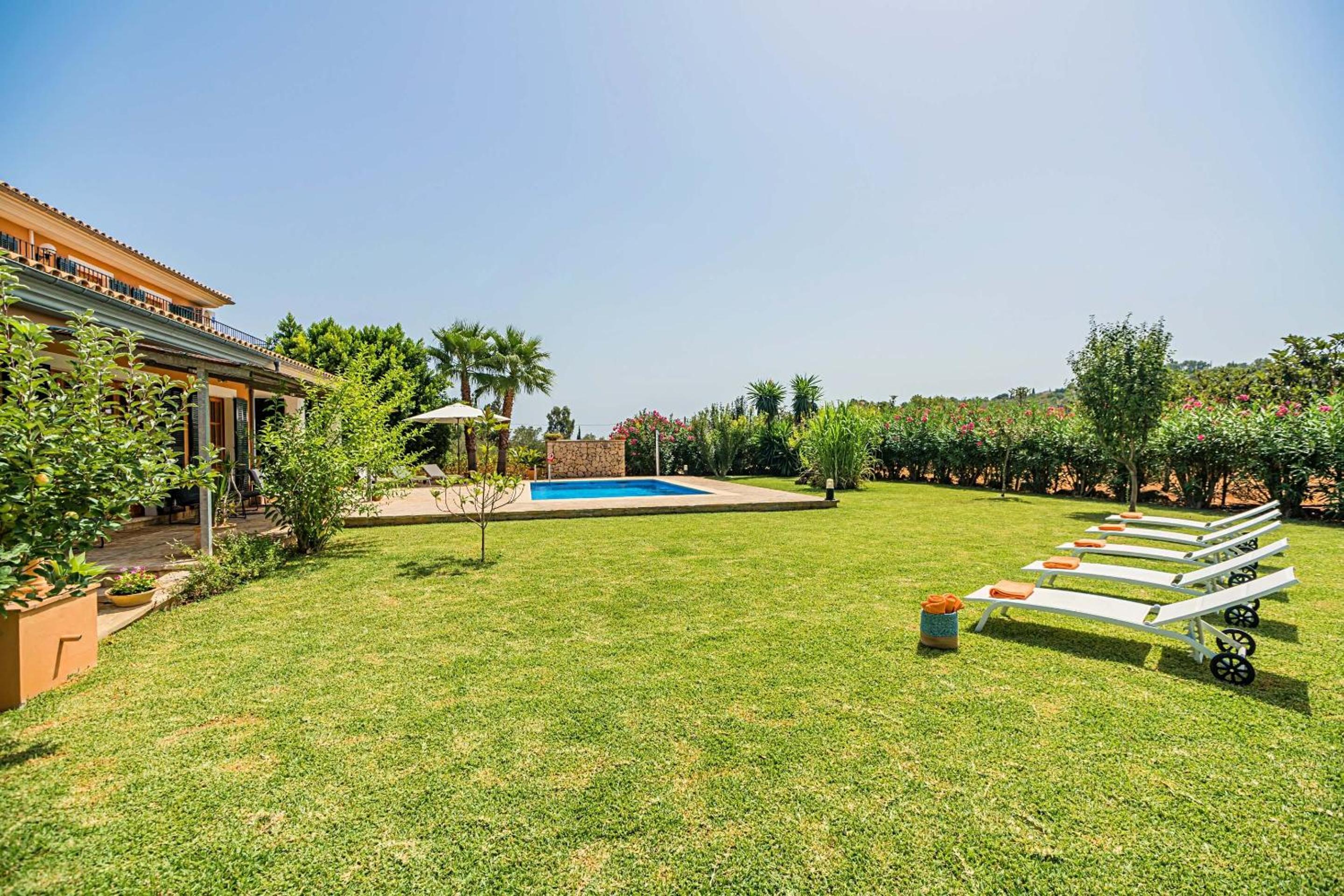 Beautiful Mallorca Villa Lluna Nova 4 Bedrooms Fully AirConditioned Interior Private Pool Sa Pobla