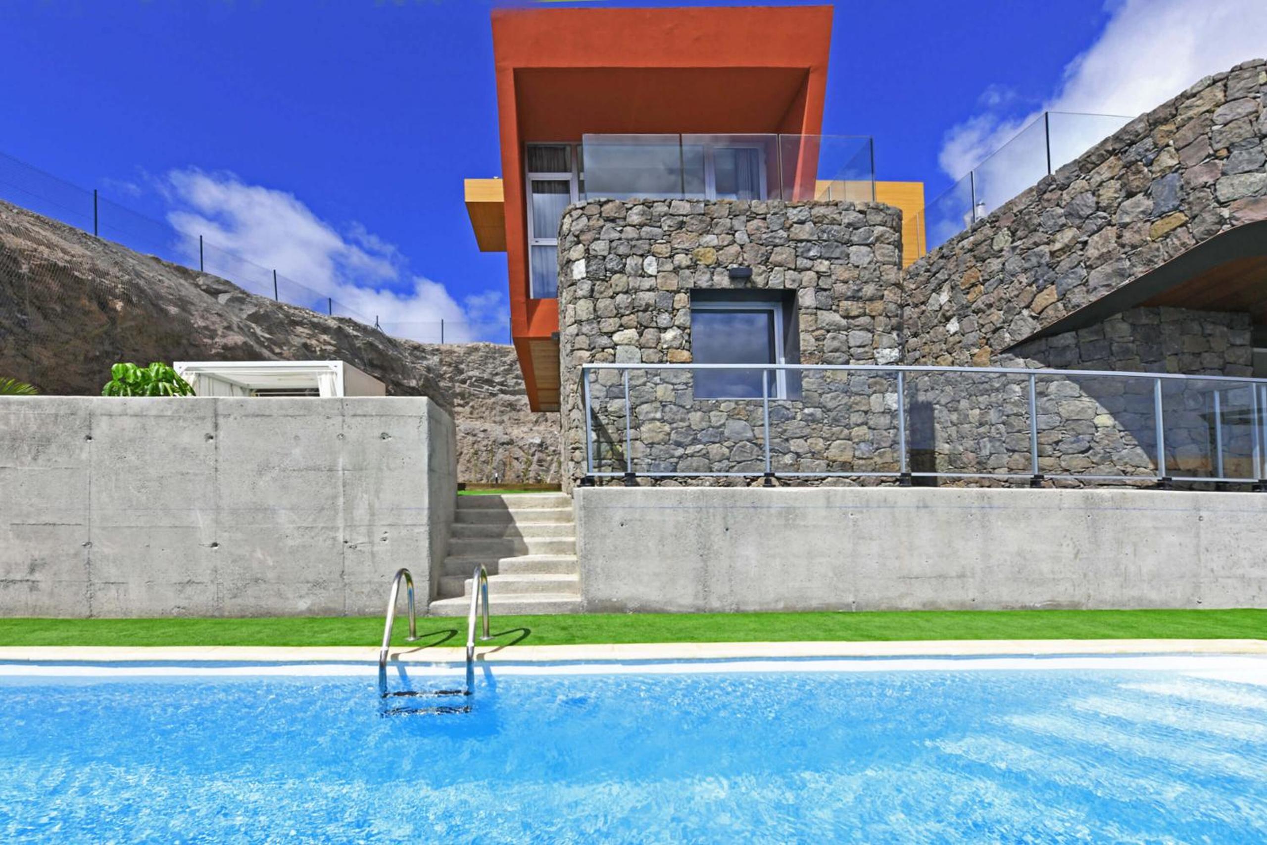 Salobre Green 9 view 2