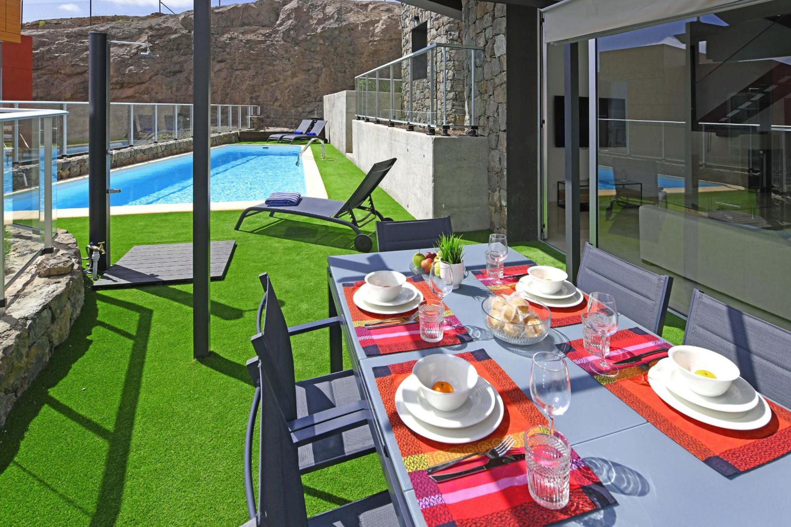 Salobre Green 9 view 3