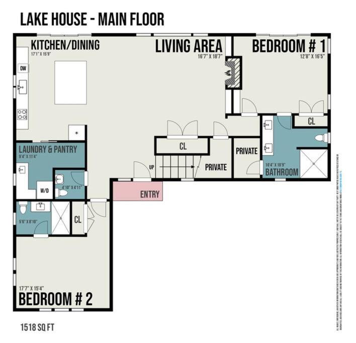 Runyan Lake House / 4 Private Suites - Sleeps 13 view 5