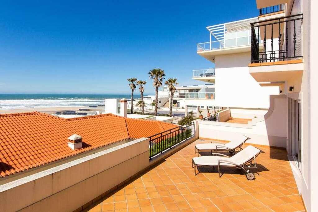 T2 sea view, pool, golf, private terrace, Praia del Rey, Óbidos A1 view 3