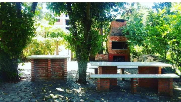 outdoor BBQ area