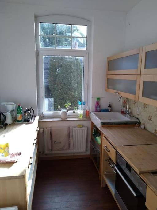 Schöne Wohnung, direkt an der Weser, mit Kaminofen