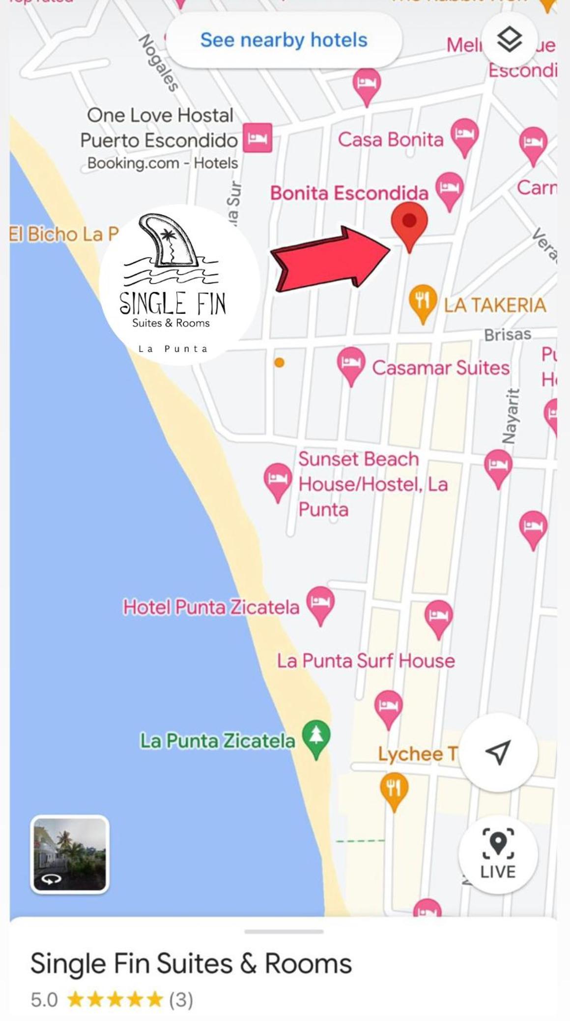Single Fin Suites & Rooms La punta zicatela view 3