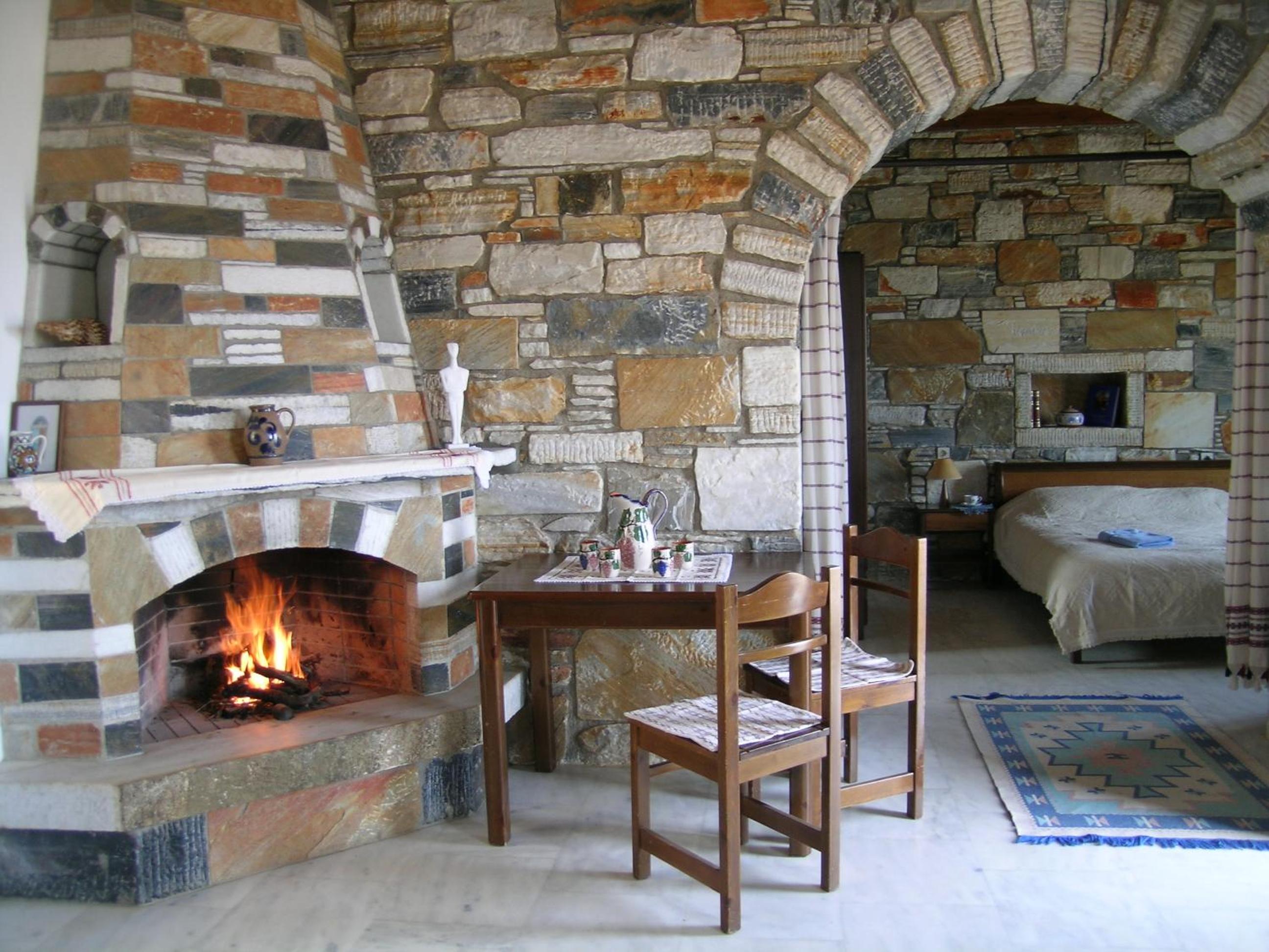 Traditional stone-built cottages Azalas