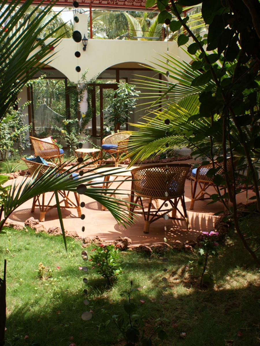 outdoor BBQ area