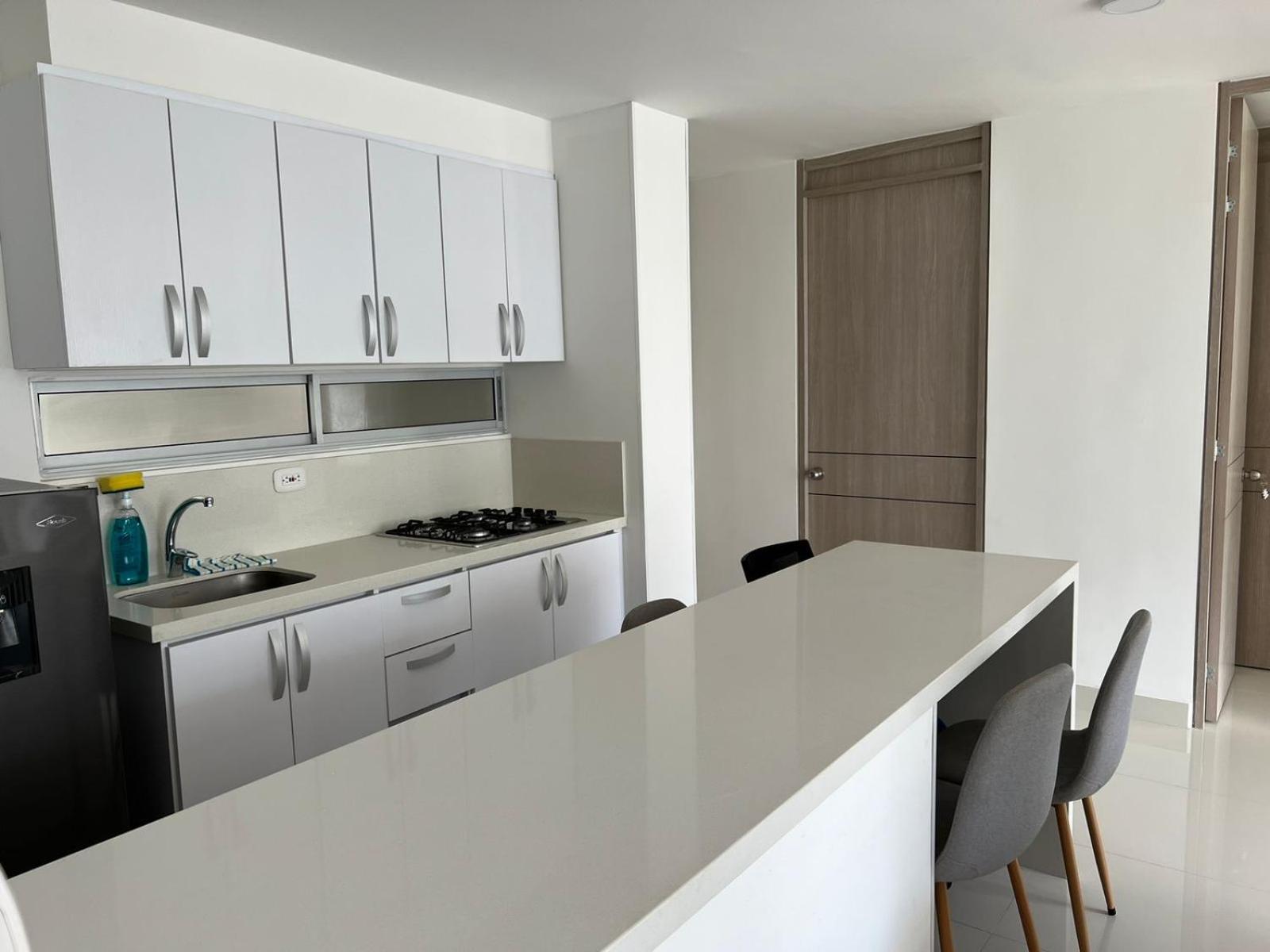 Espectacular apartamento en Condominio con BBQ