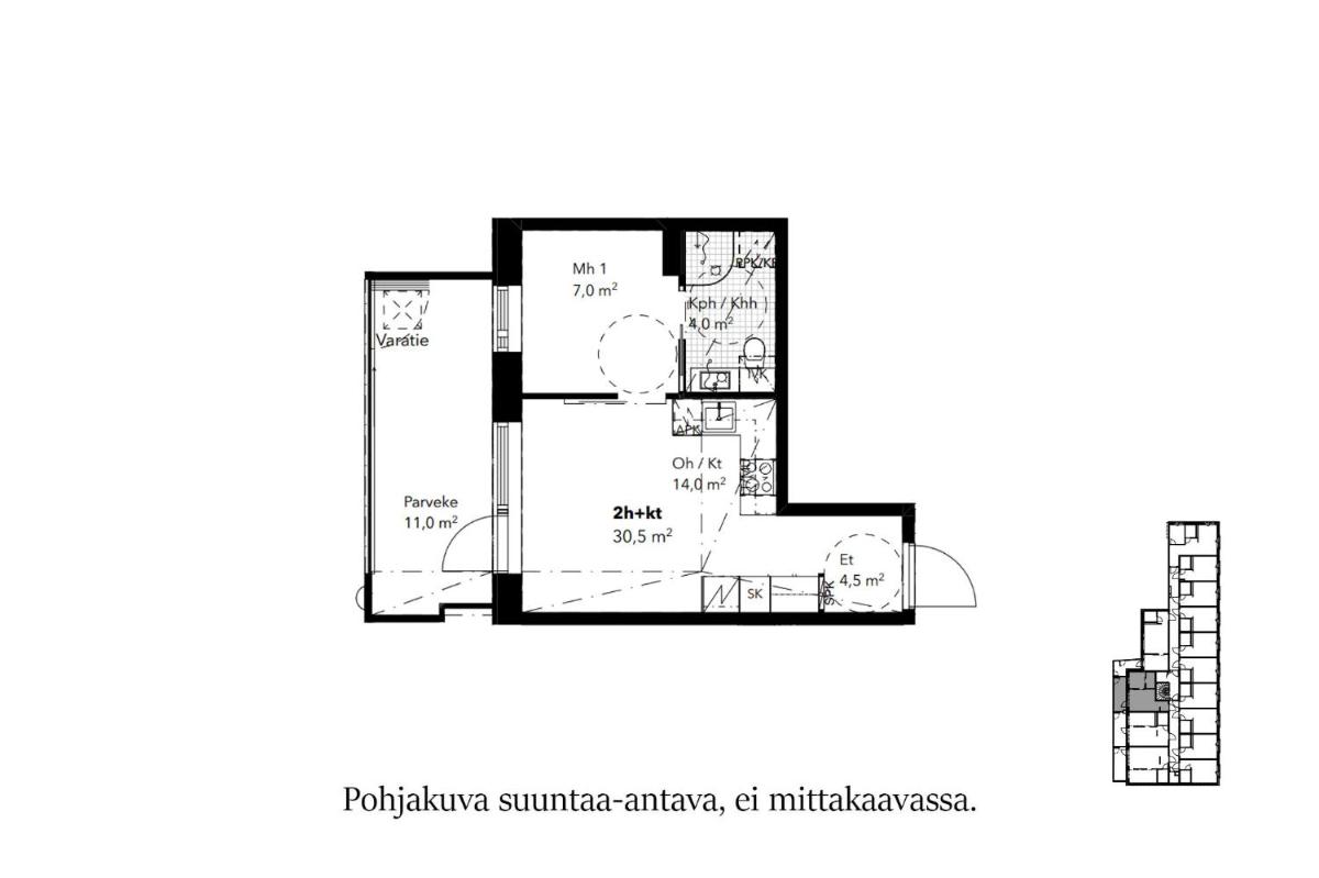2ndhomes Tampere "Pikku Aleksi" - Apartment with Best Location & Balcony view 2
