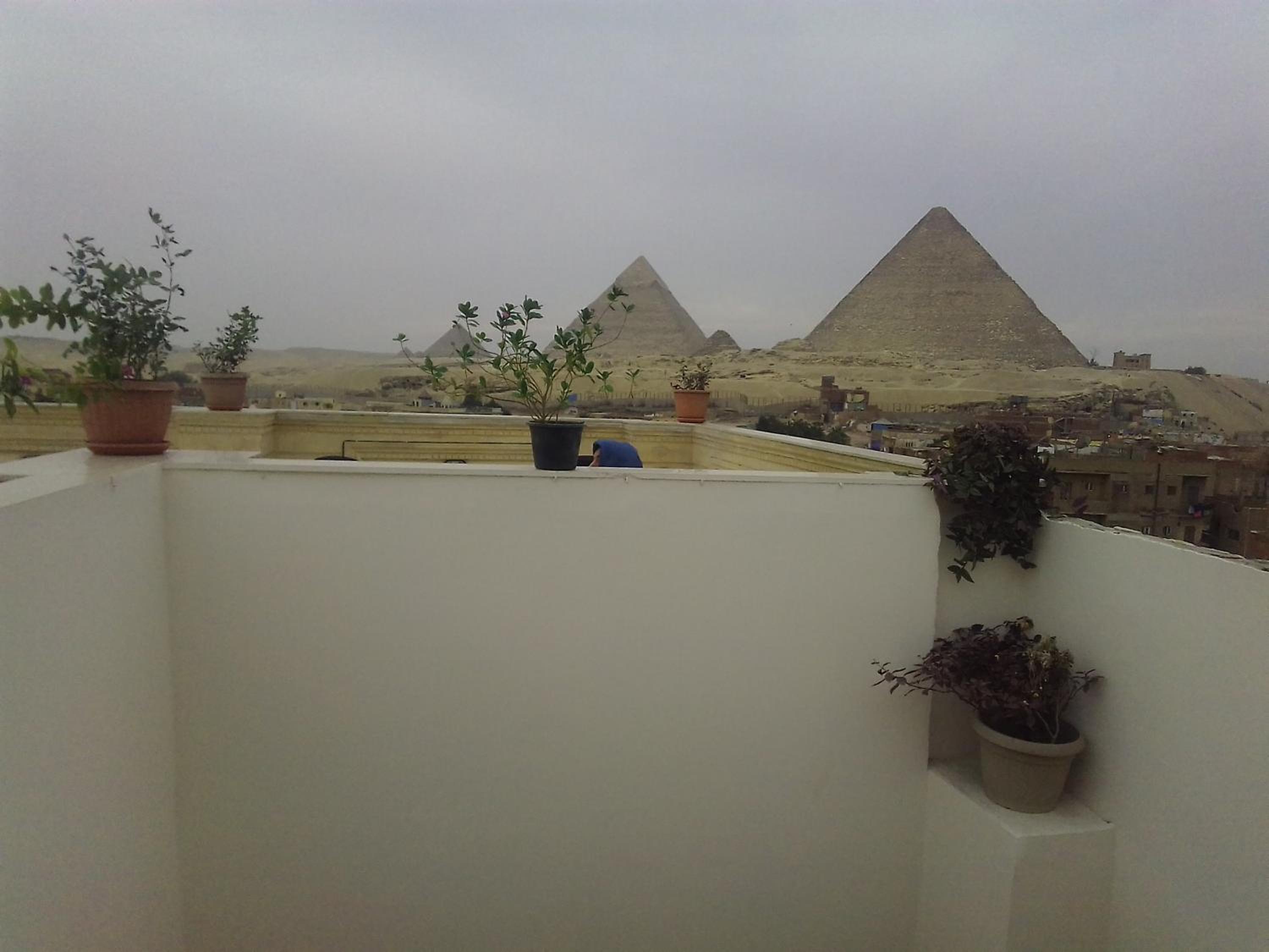 Zeina pyramids view