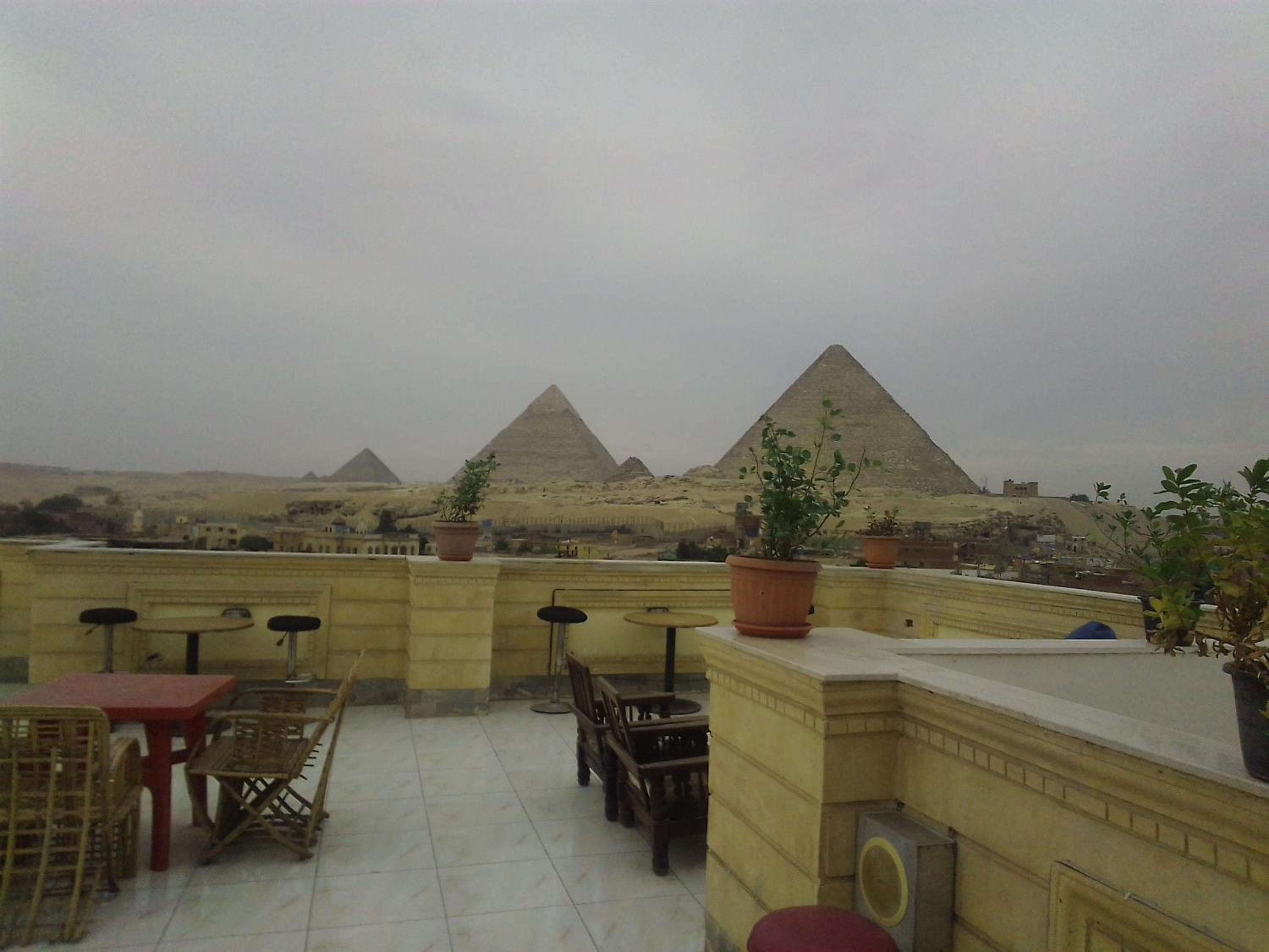Zeina pyramids view