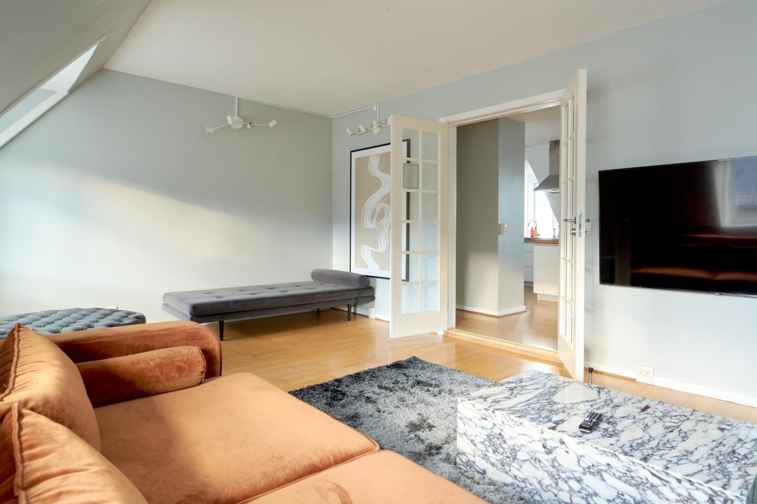 Large Modern Flats By Meat Packing District in central Copenhagen