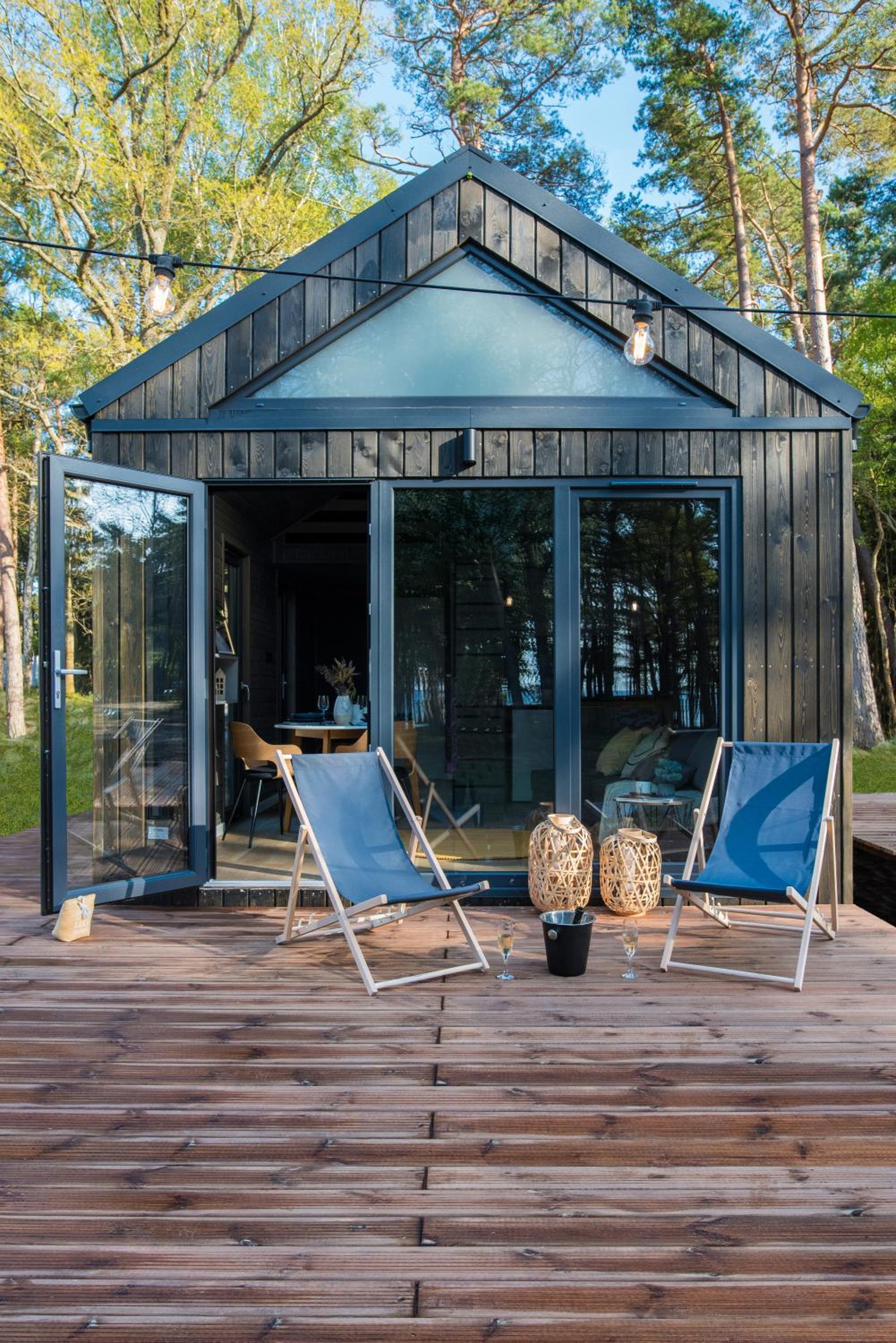 outdoor BBQ area