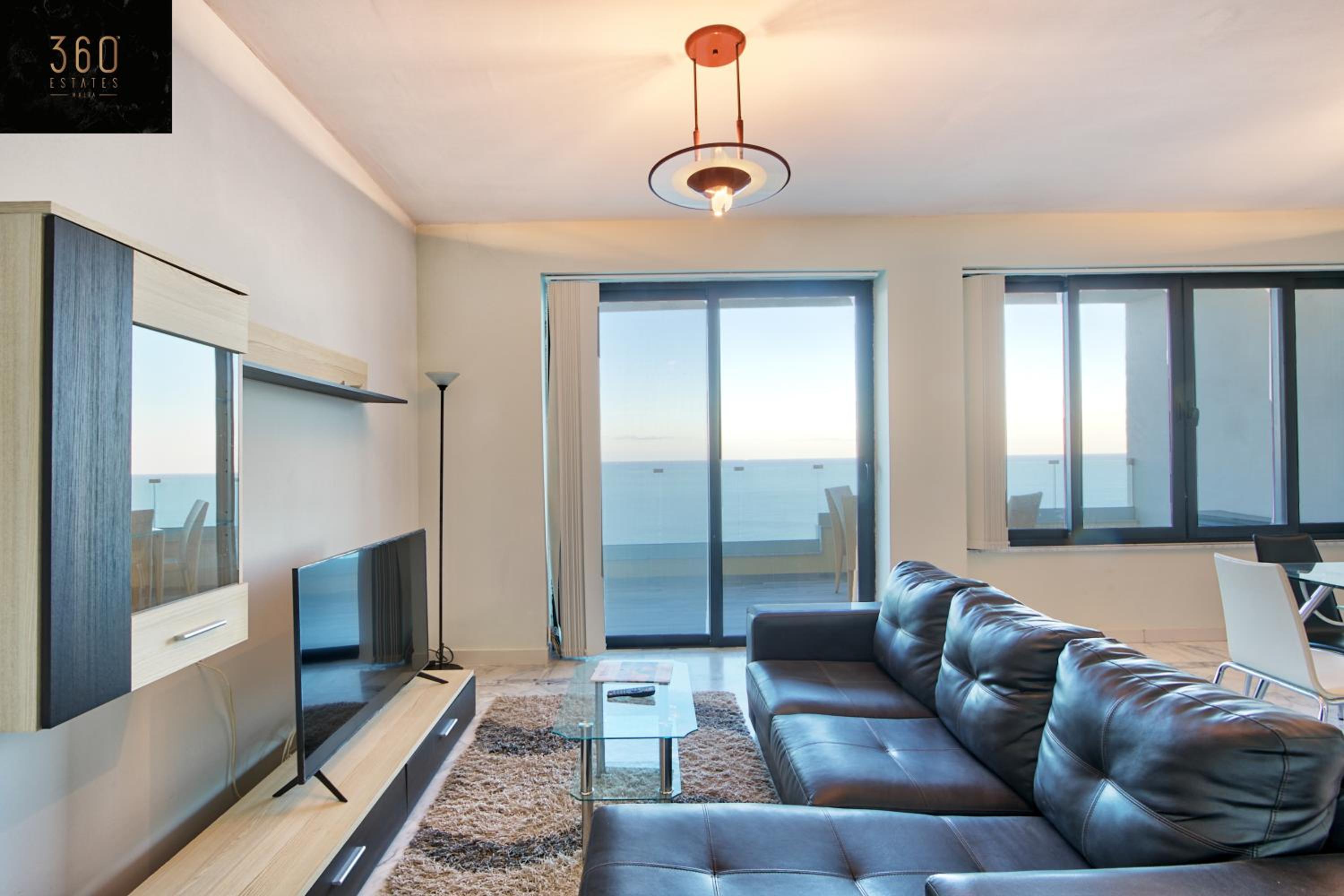 Seafront 3BR APT in Tower RD Sliema opposite Beach by 360 Estates view 4