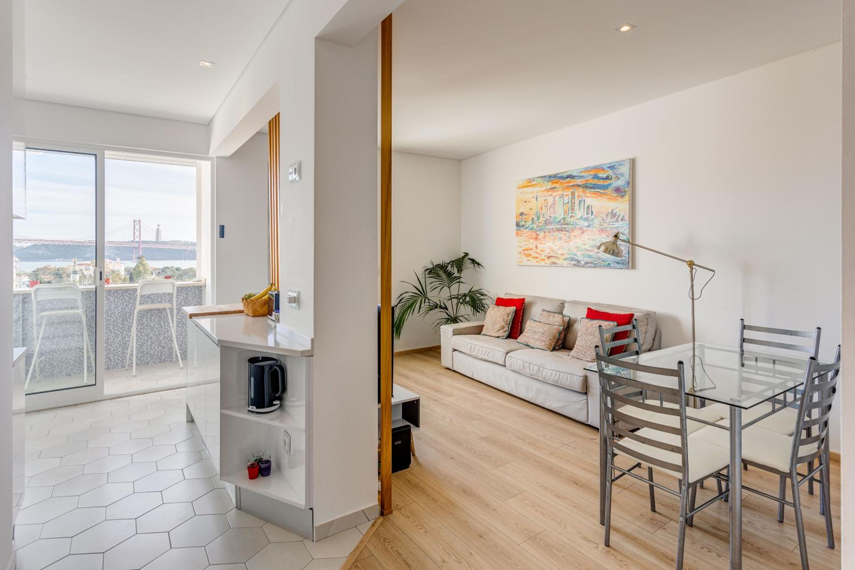 Tagus Bridge View 2BDR Apartment by LovelyStay view 3