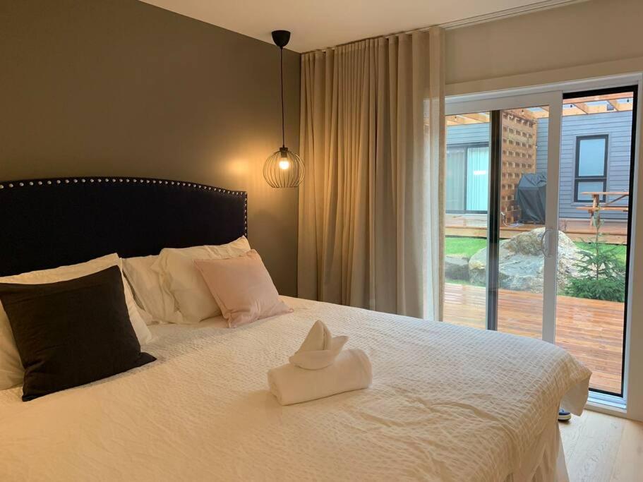 Studio with king bed, sofa bed and terrace Mont-Tremblant