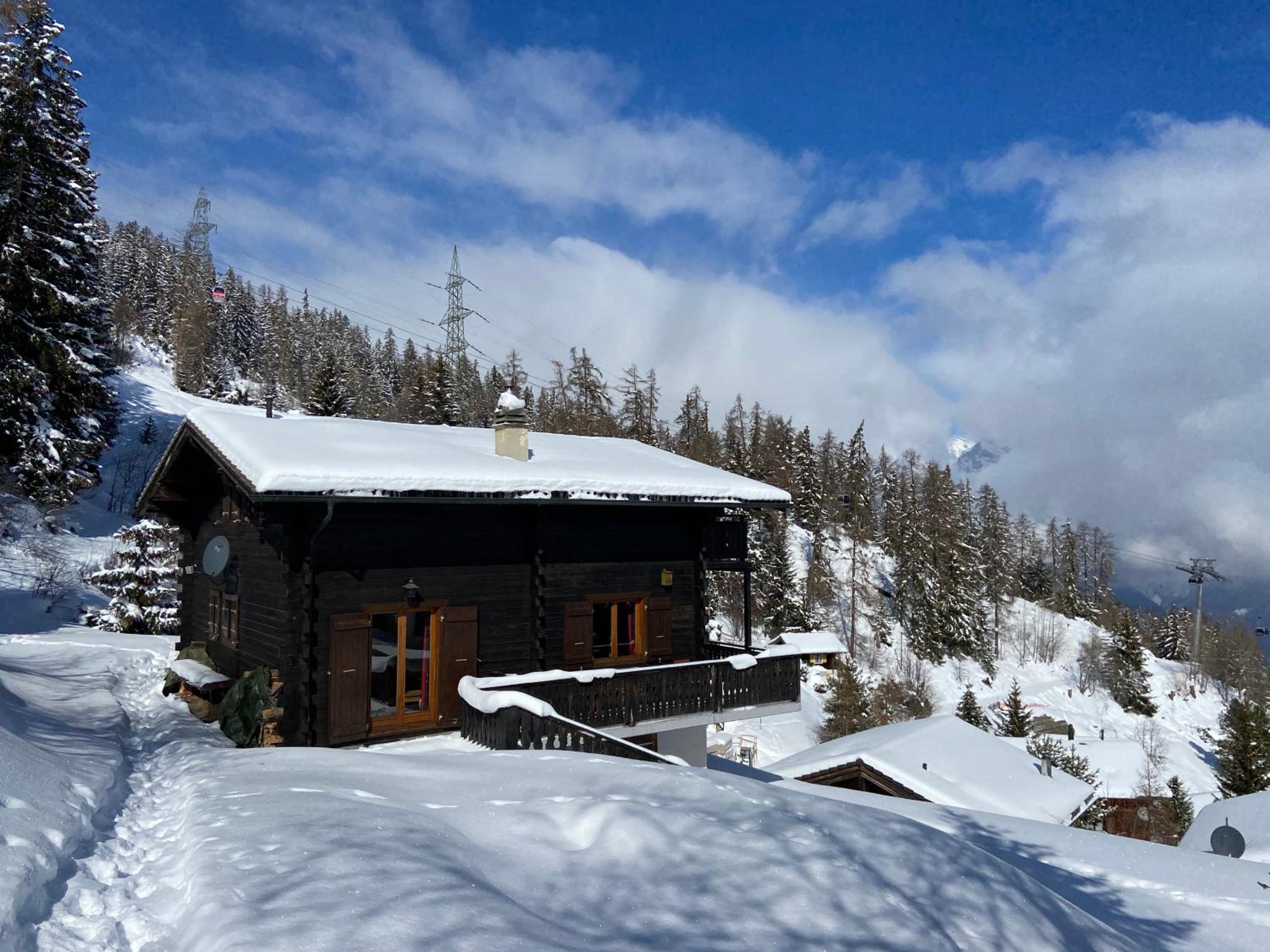 LA TZOUMAZ - VERBIER 4 Vallées - Grand Chalet 5 chambres, Ski IN/OUT, Sauna view 4