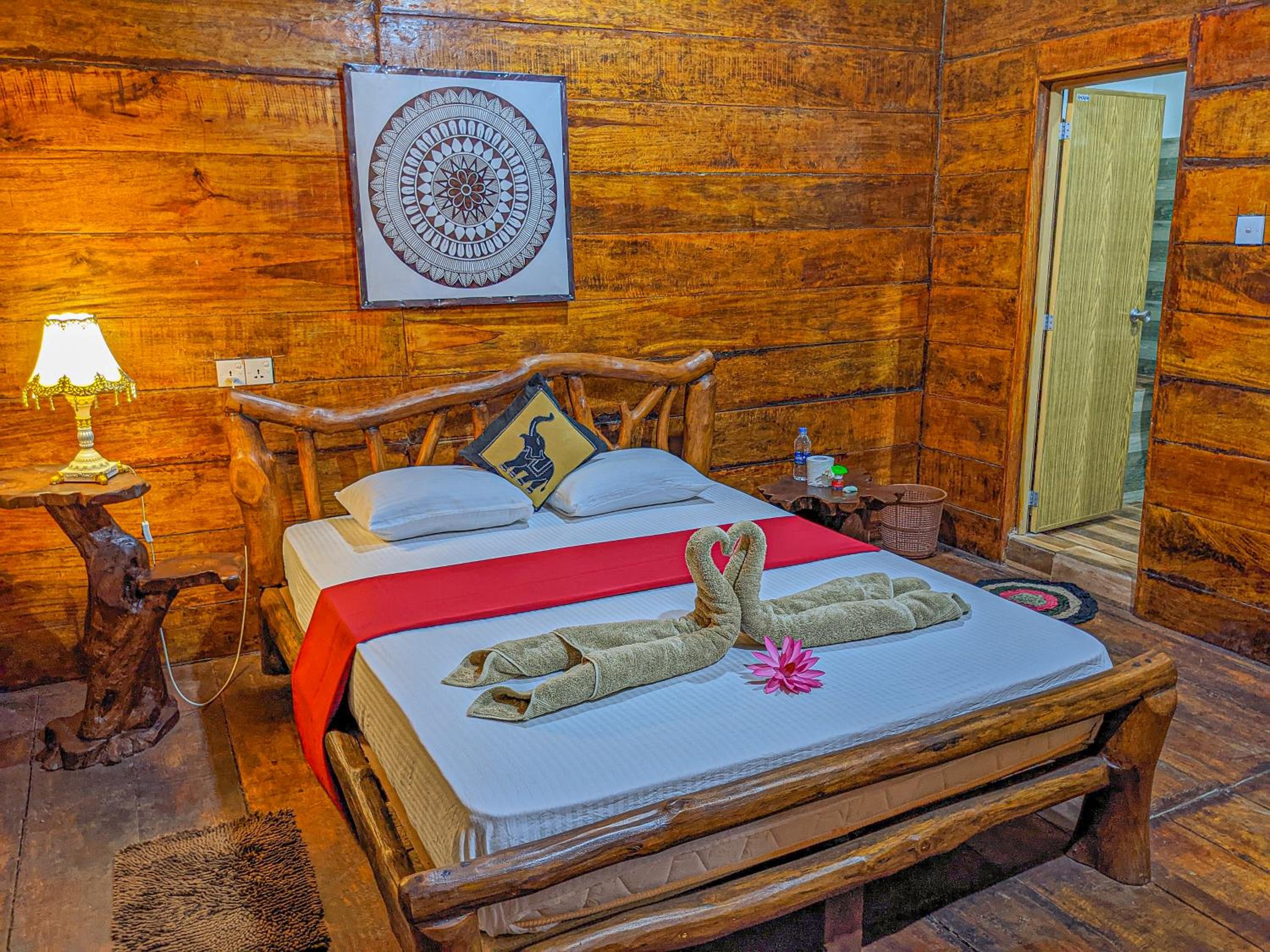 Choona Lodge 'view of sigiriya & pidurangala with sunrise' view 2