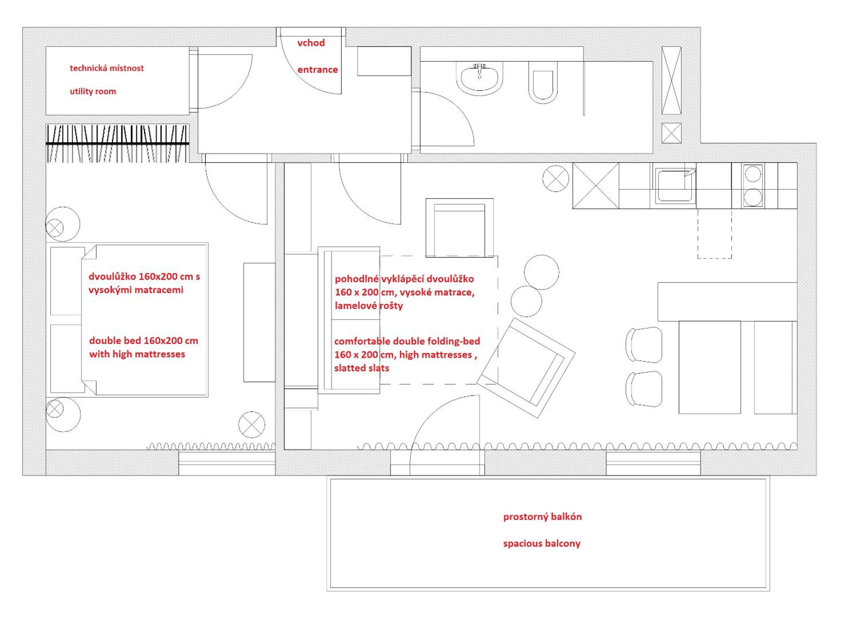 Apartmán Plešivec u sjezdovky