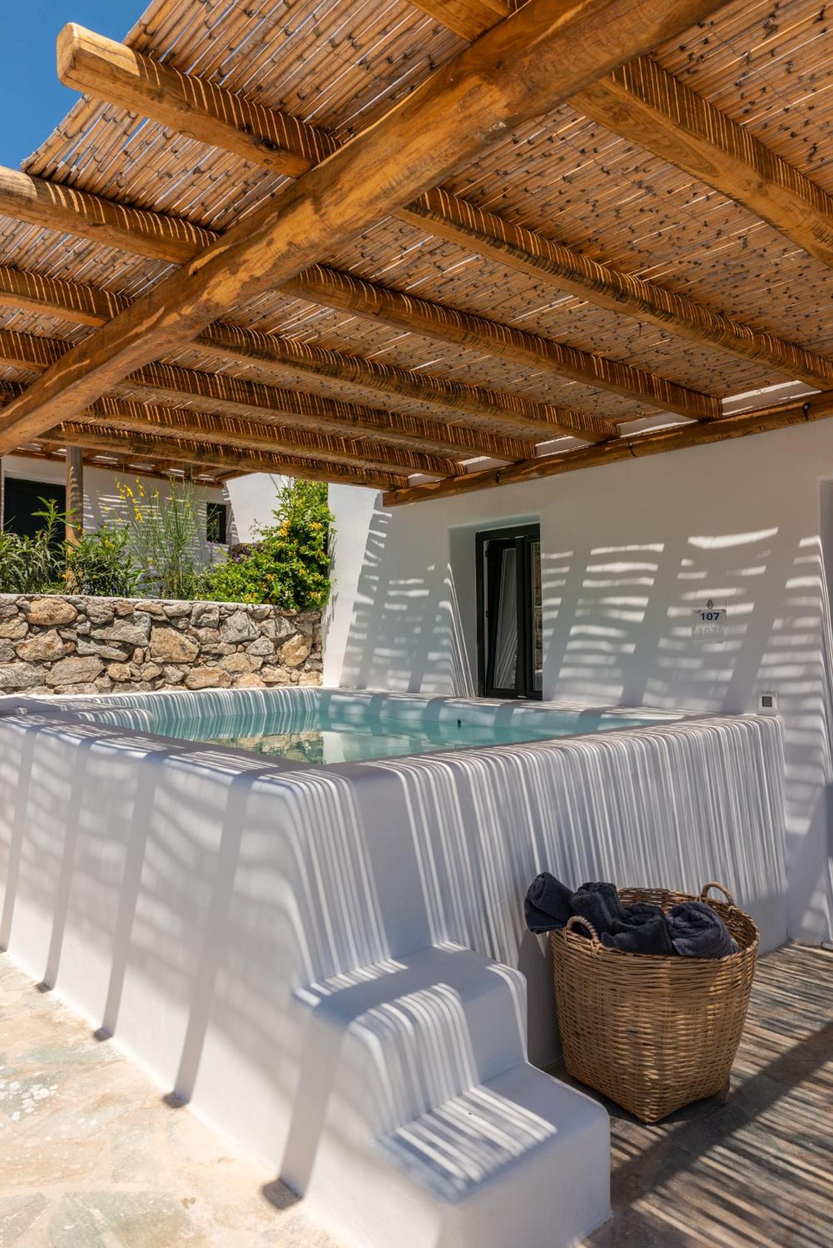 outdoor BBQ area