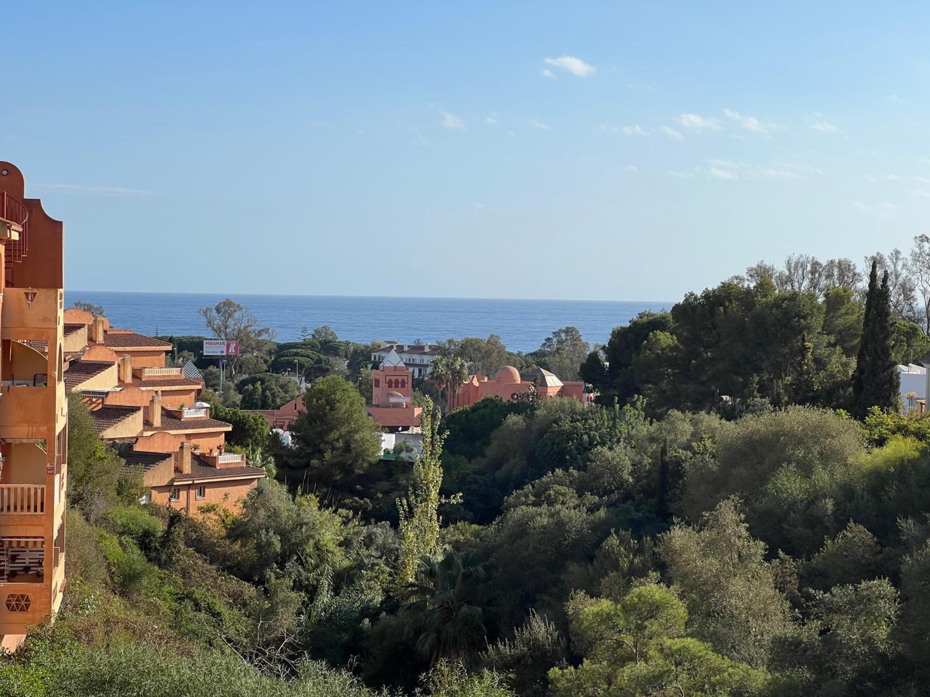 Apartamento con gran terraza and view