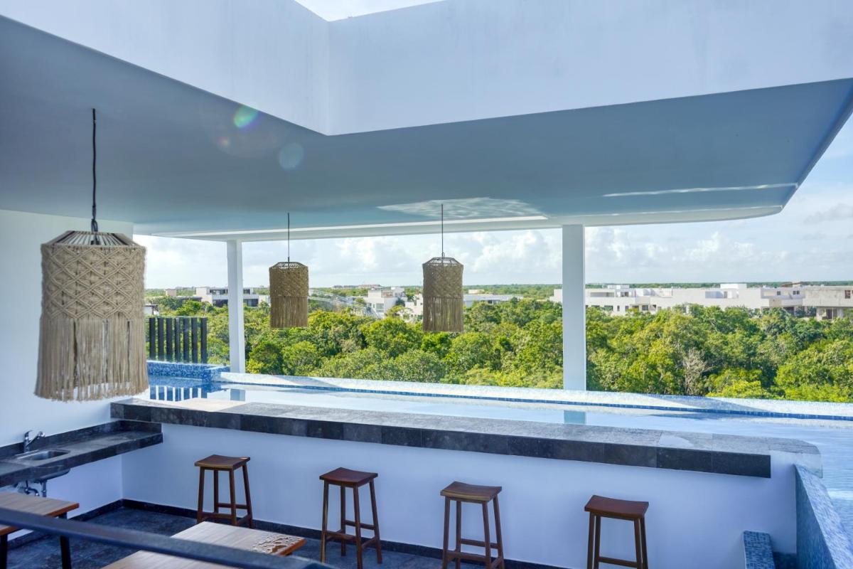 outdoor BBQ area