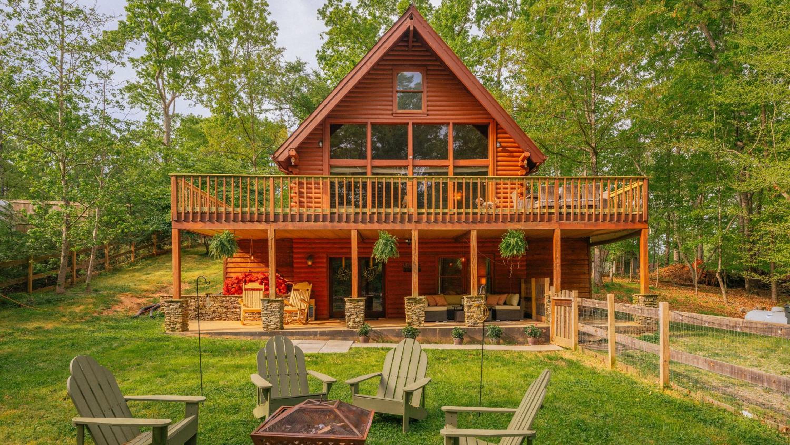 Amenity Packed A-frame Cabin With Two Bedrooms And Loft view 2