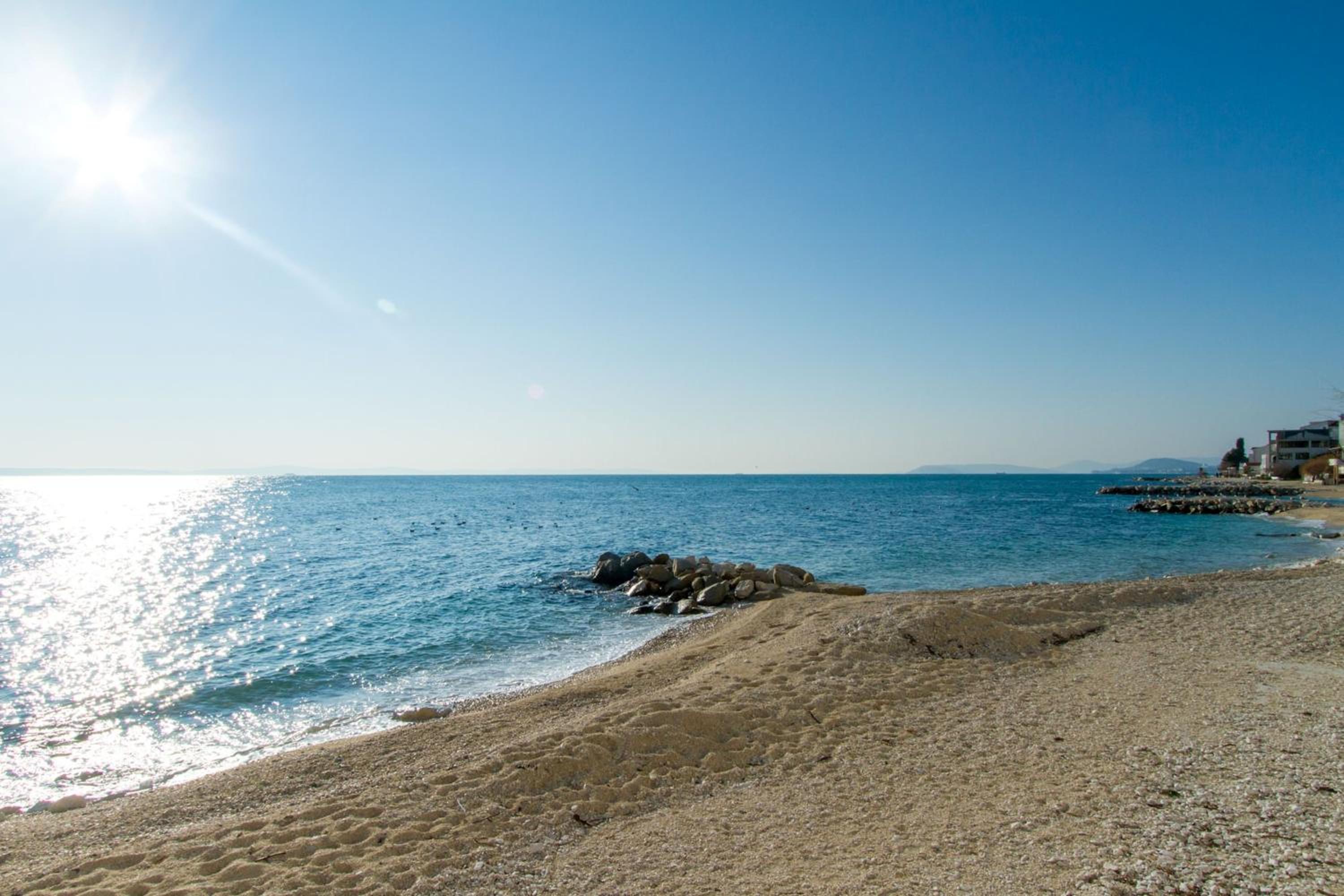 Villa Tamaris on the beach