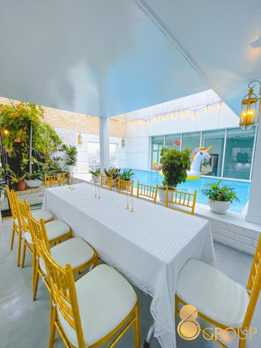 White Penthouse - Rooftop Pool Private - Central City