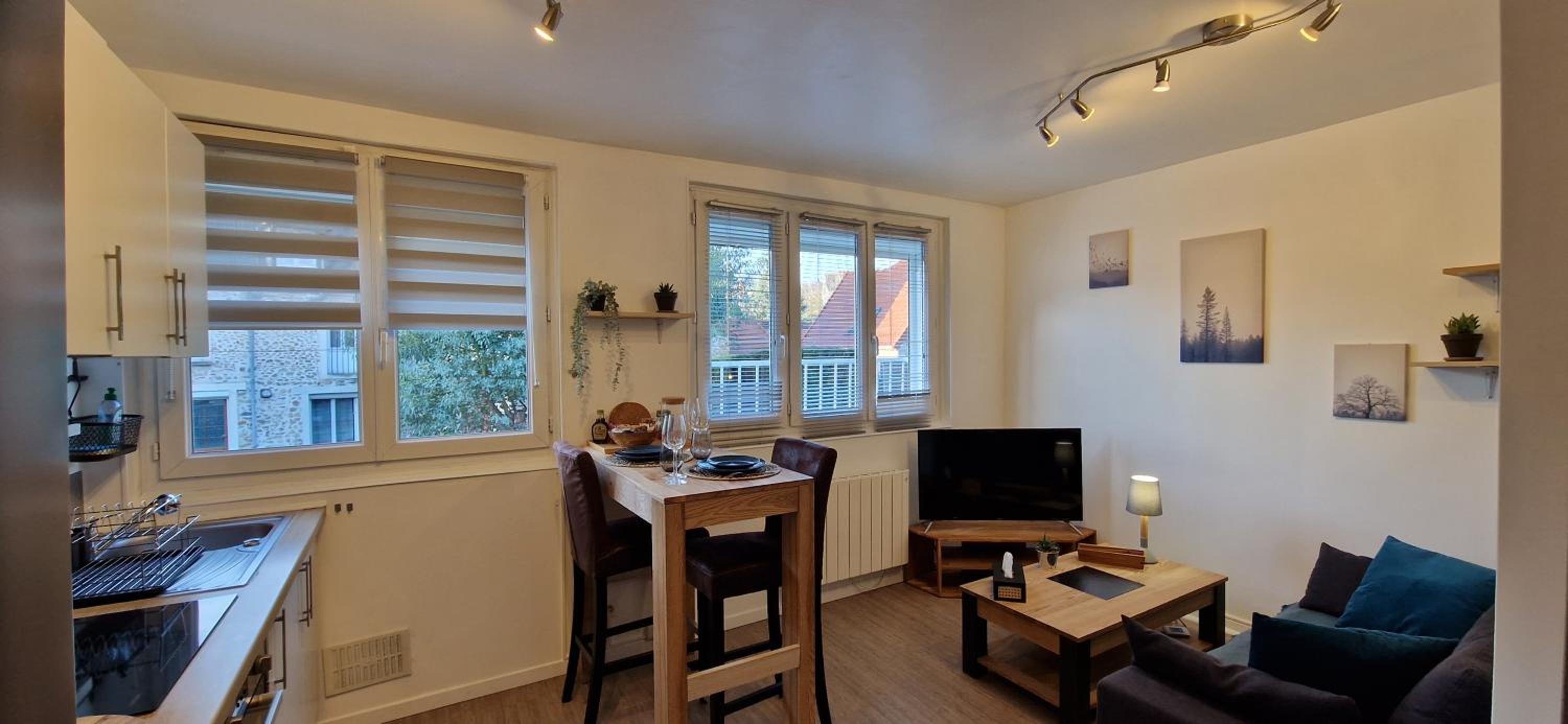Beau studio très calme, parking privée gratuit, Netflix, Wifi
