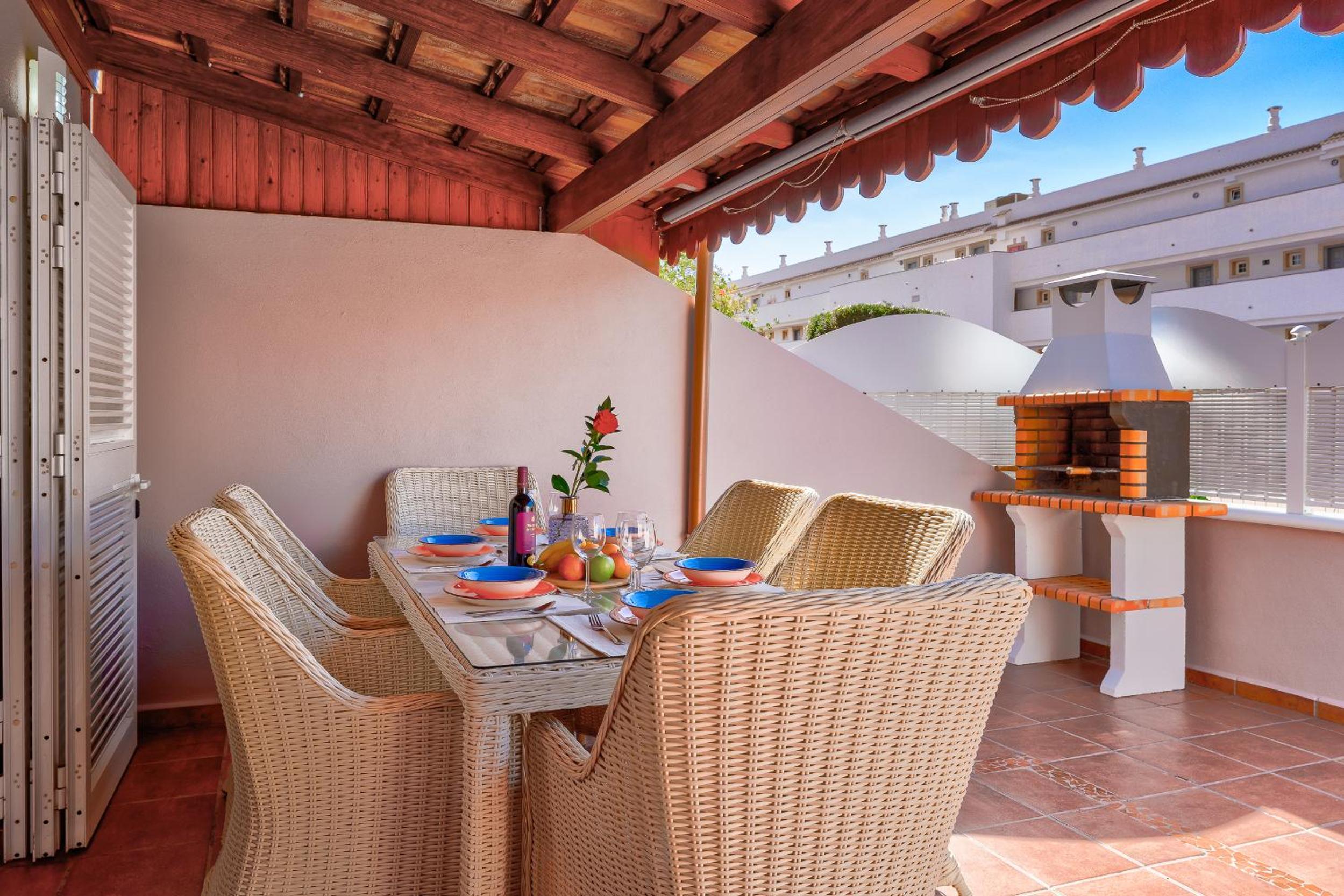 Apartment with private patio view 4
