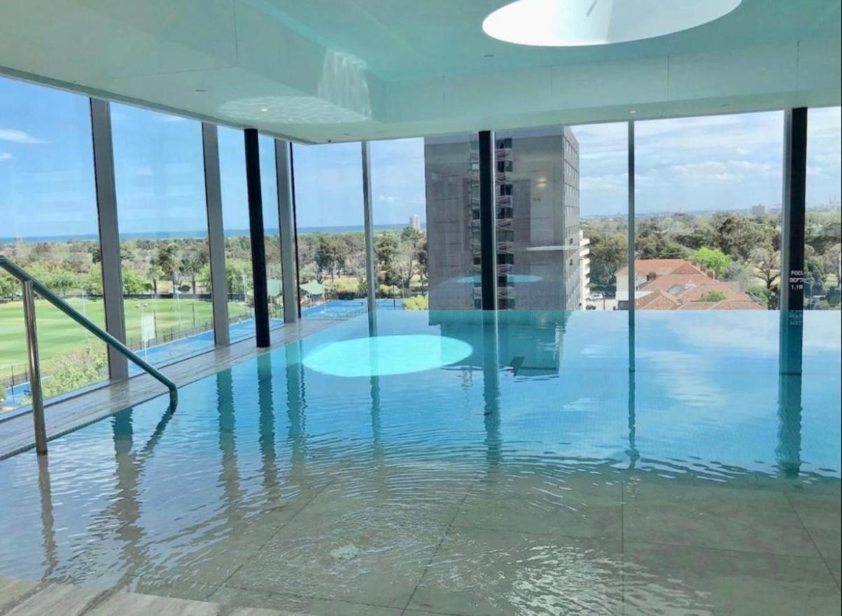 The Fawkner Apartment Bay-view pool/Gym Free Parking