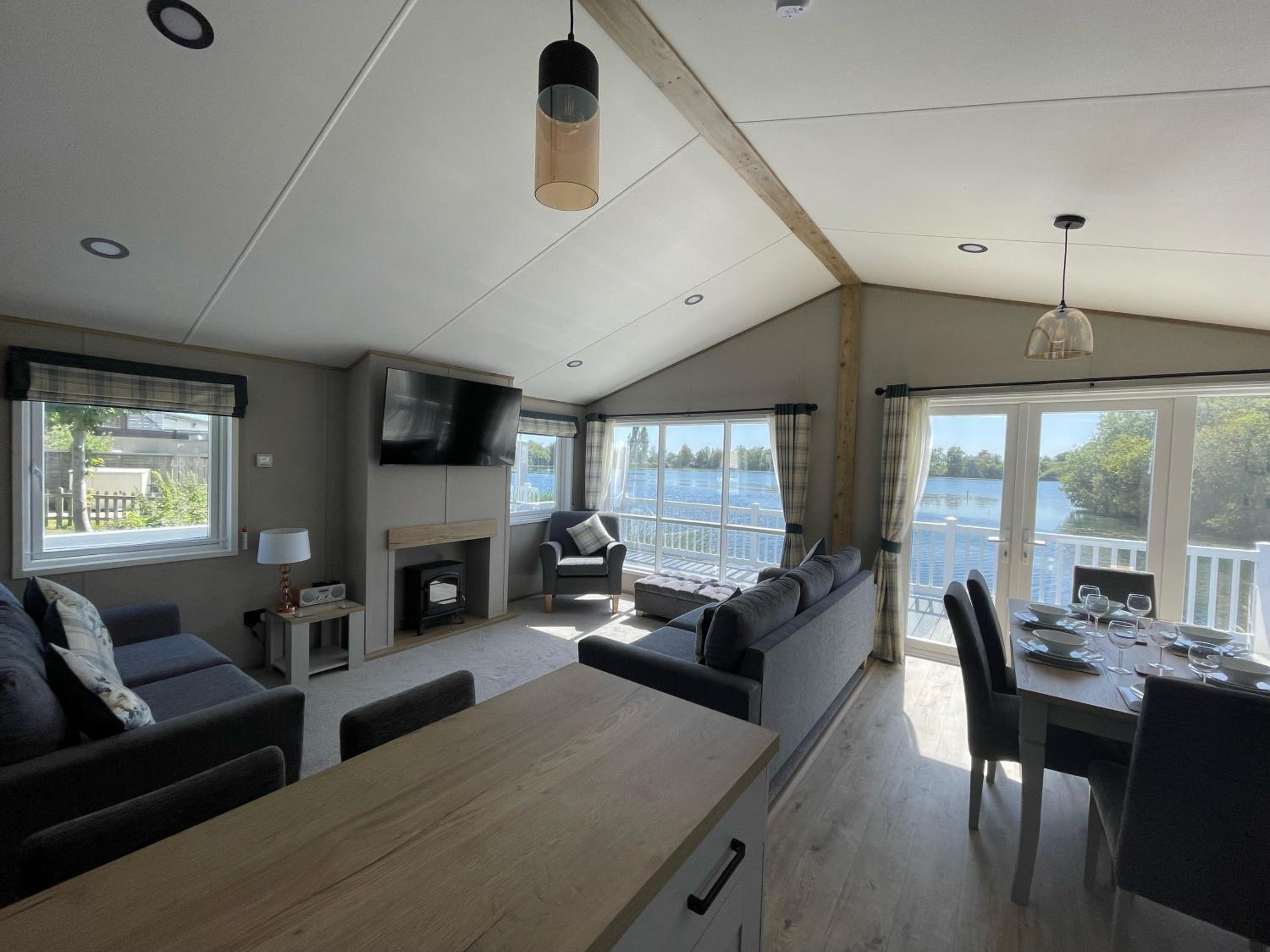 Chichester Lakeside Holiday Park Lakefront Lodge