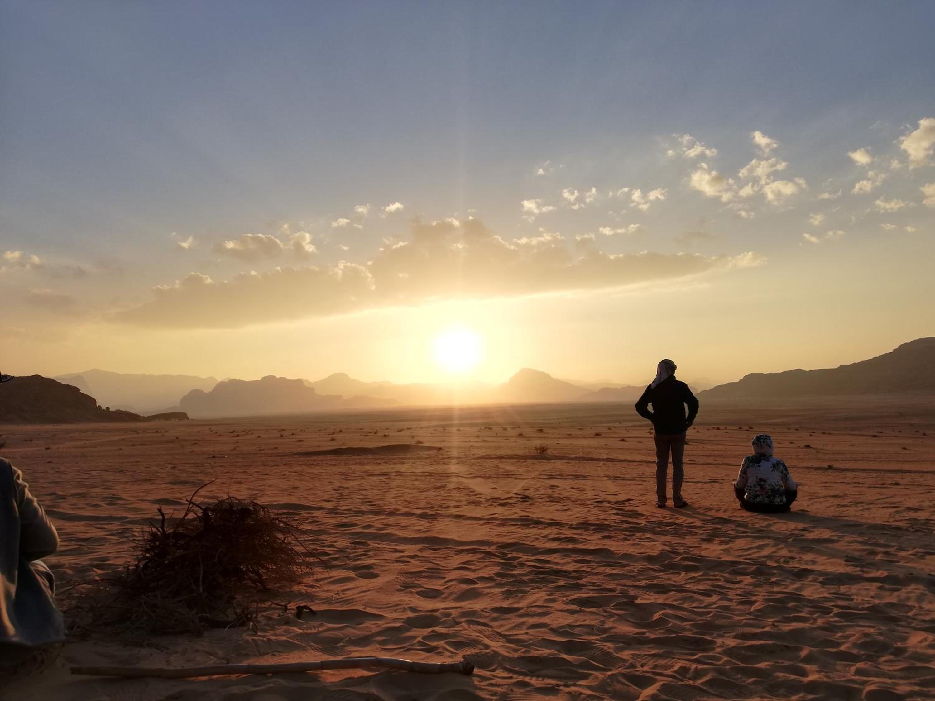 The calm nature of Wadi Rum view 2