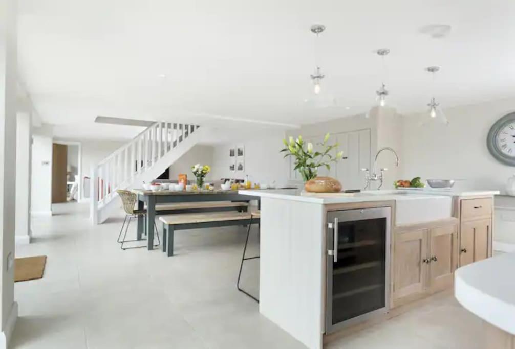 Stone Barn, contemporary barn conversion view 3