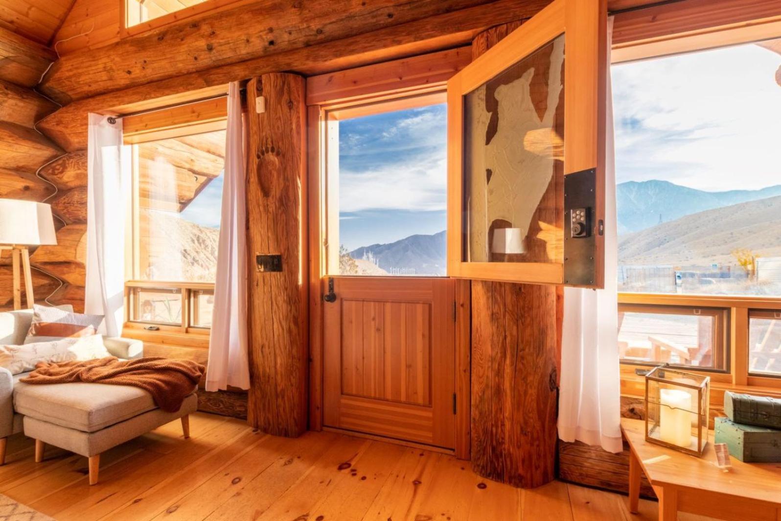 Whitewater Cabin - historic A Frame desert retreat view 3