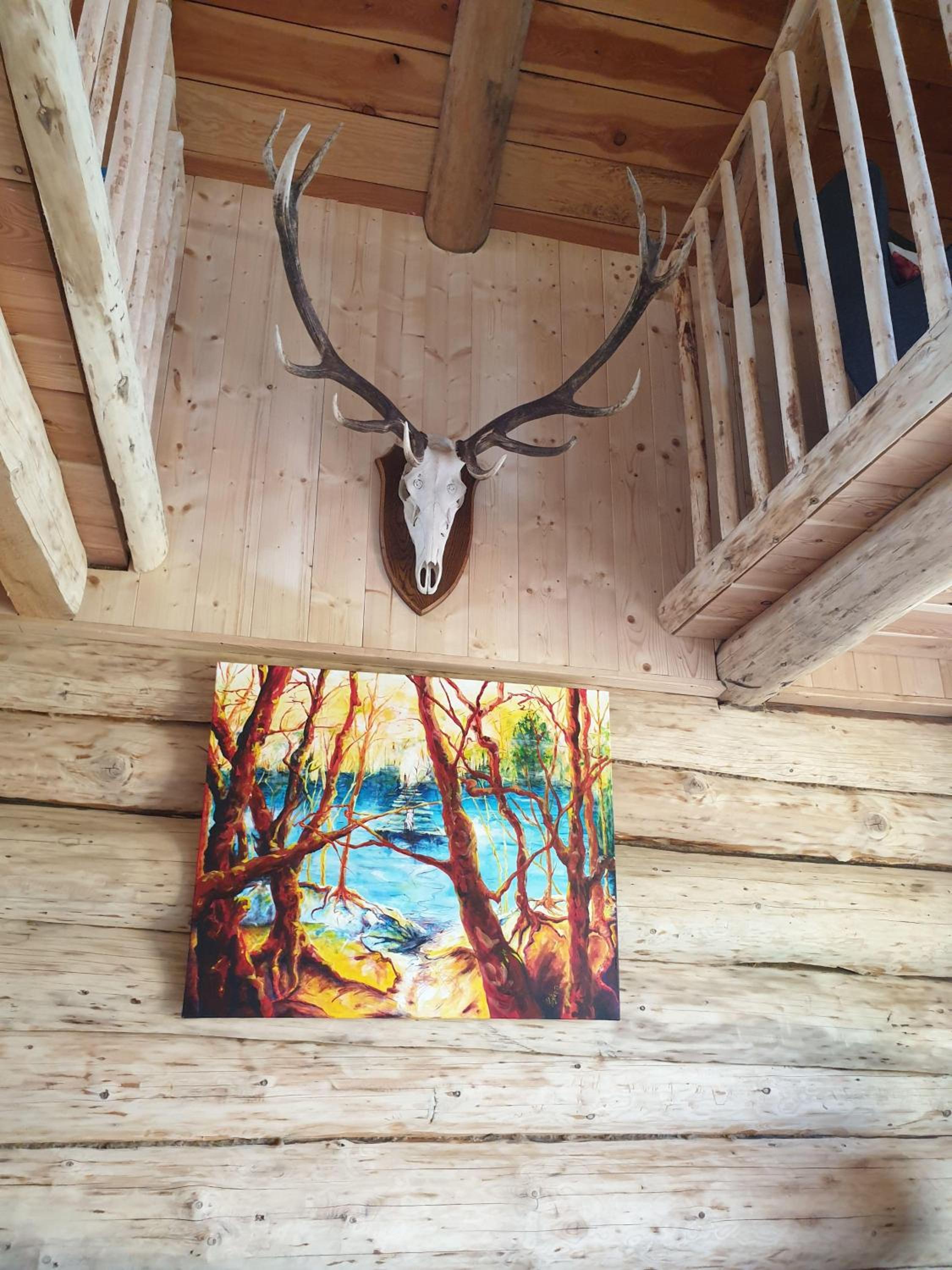 Naturstammhaus-Blockhaus