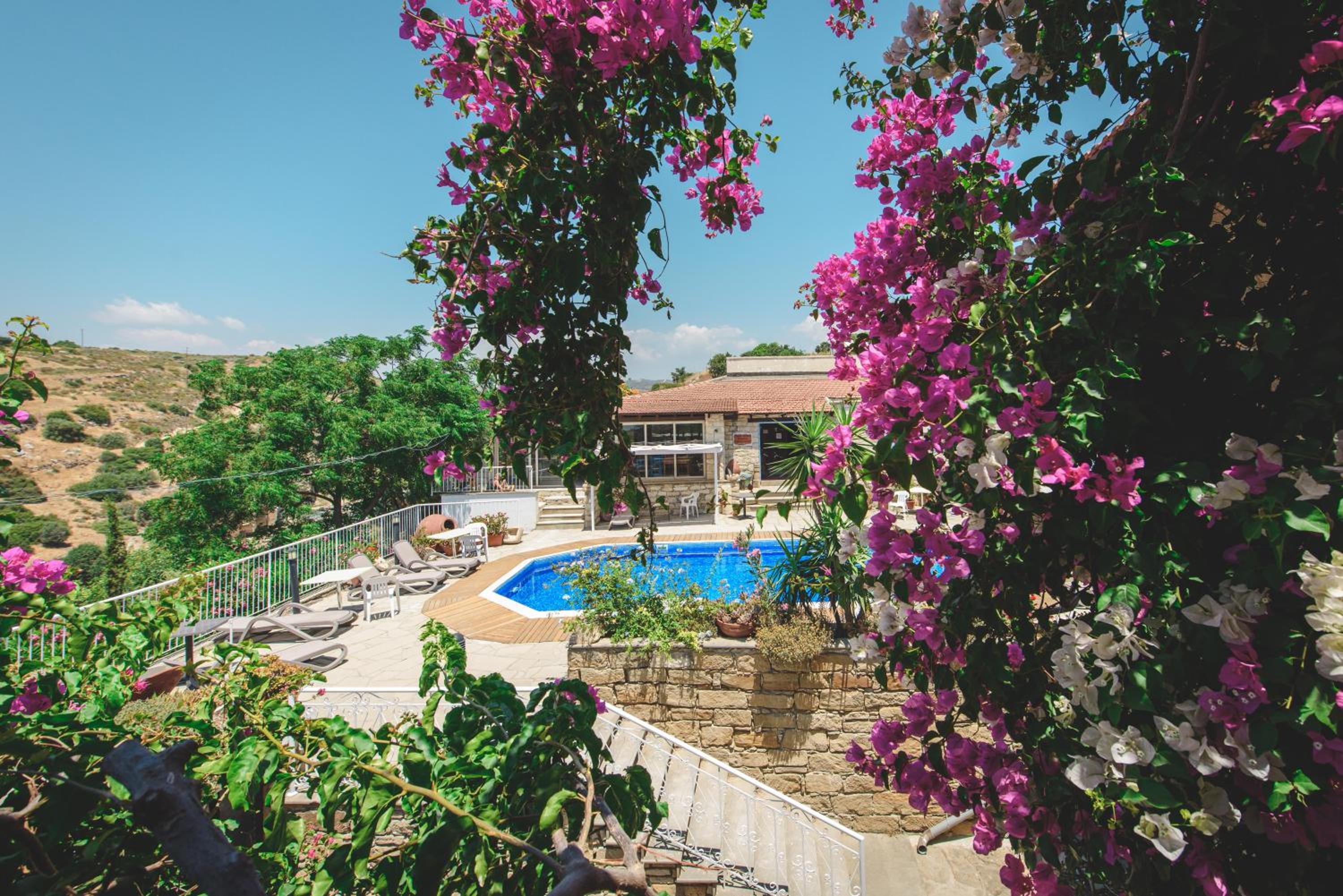 Cyprus Villages - Hotel & Restaurant - Central Location - Bed & Breakfast With Access To Pool And Stunning Views
