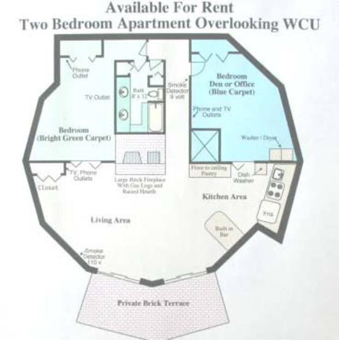 2 Bedroom Apartment overlooks WCU and Cullowhee NC - Smoke and Pet free view 5