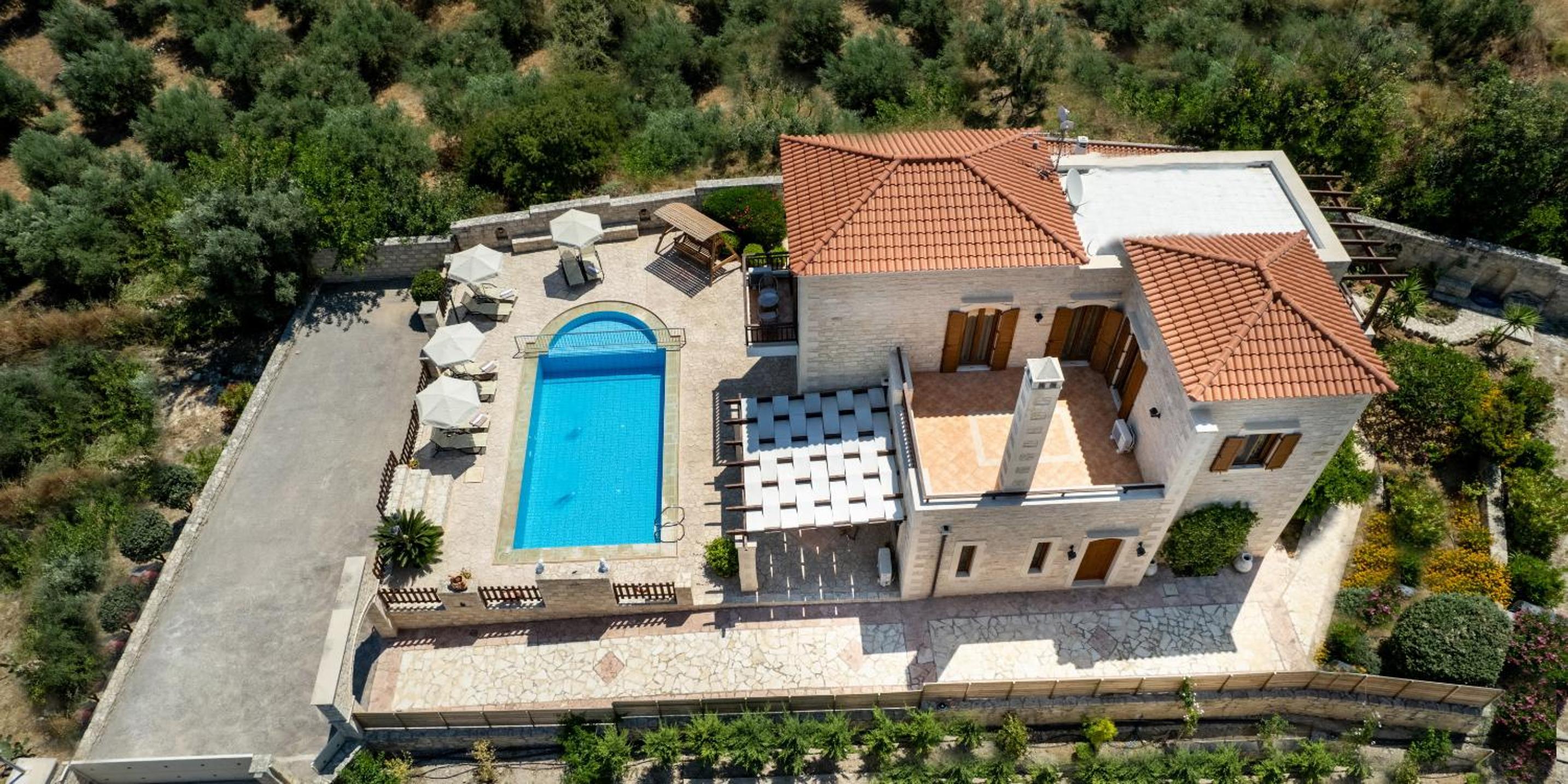 Family-Friendly Villa Erofili with Pool, Childrens Area & BBQ!